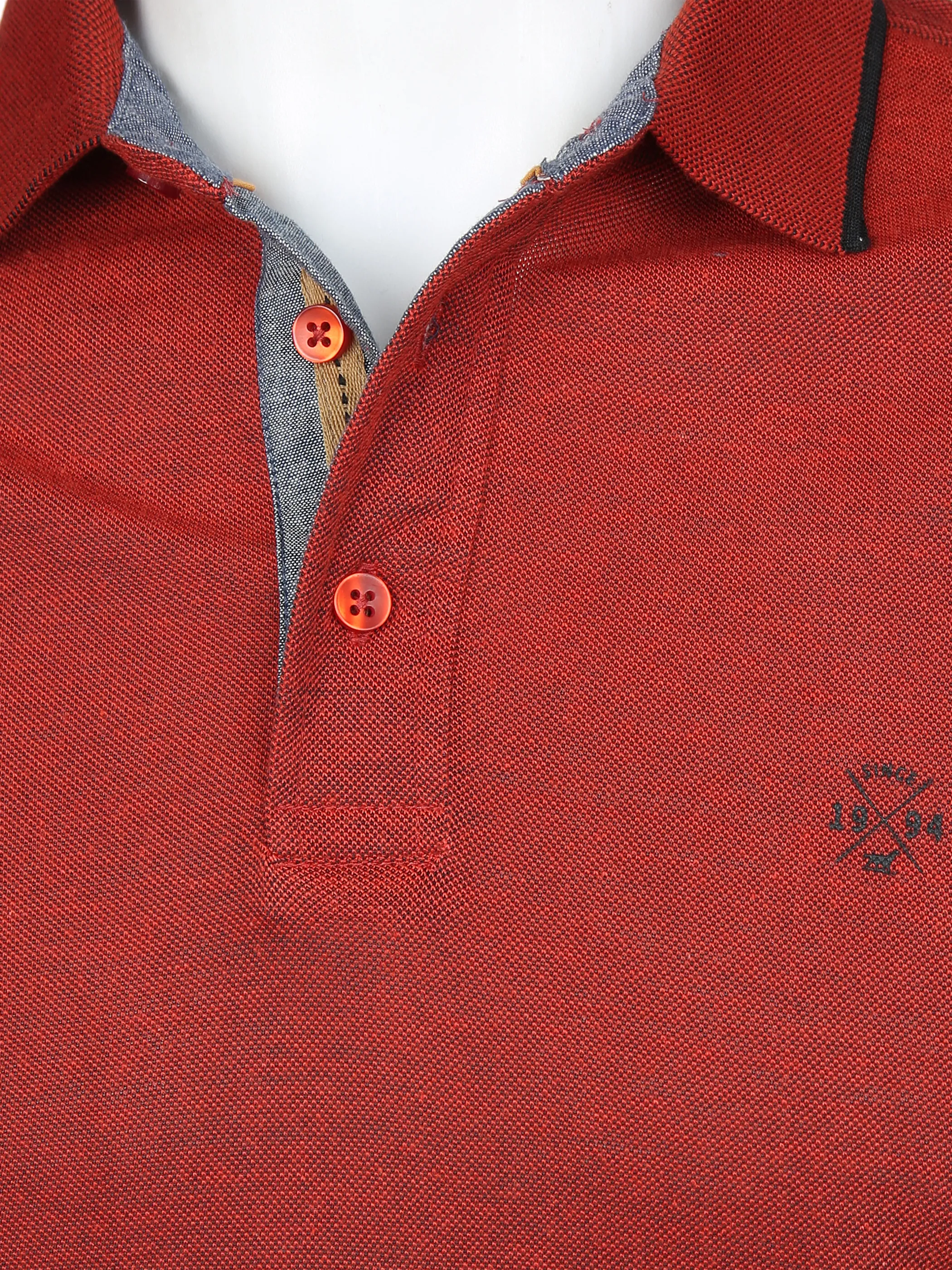 Jim Spencer He. Poloshirt 1/1 Arm meliert Orange 857079 ORANGE 3 Jim Spencer He. Poloshirt 1/1 Arm meliert Orange 857079 ORANGE 3