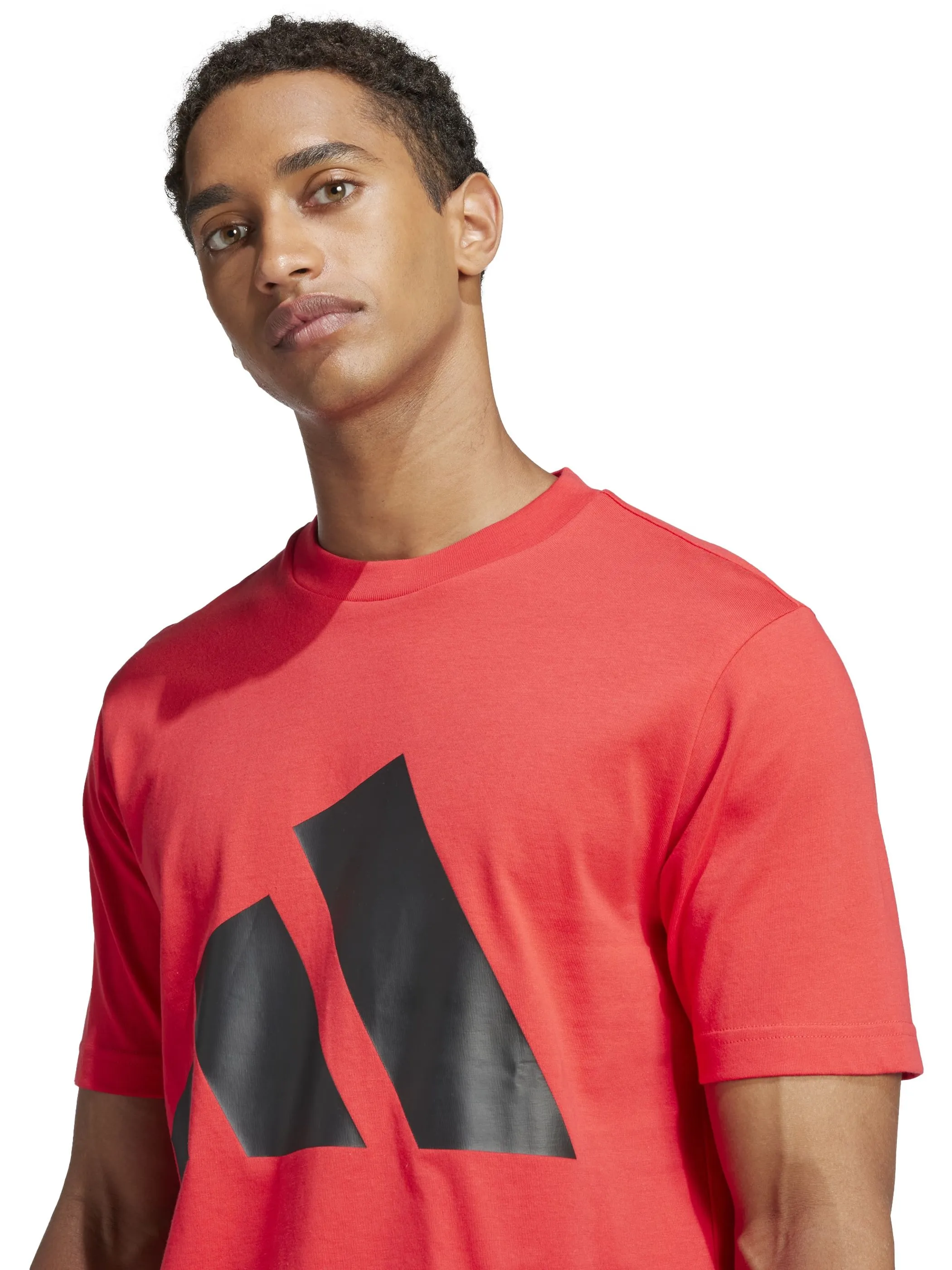 Adidas JE8934 He-TShirt Logo Groß rot Rot 904917 000 3 Adidas JE8934 He-TShirt Logo Groß rot Rot 904917 000 3