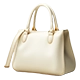 Elegante Handtasche in Beige mit Tragegriffen