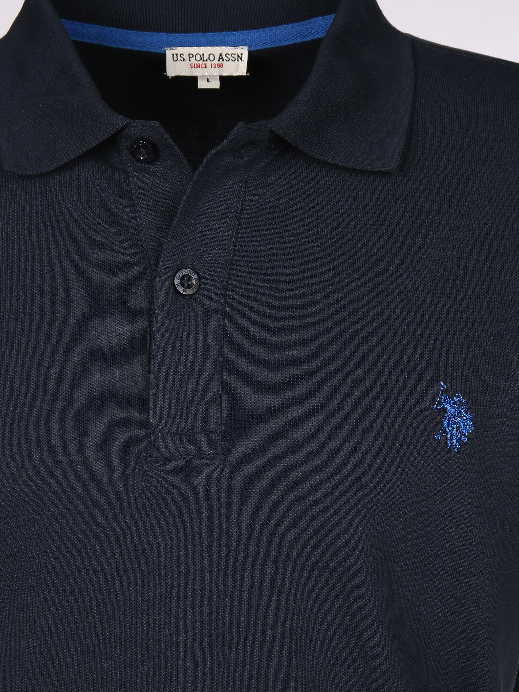 U.S. Polo Assn. He. Poloshirt 1/2 Arm basic Marine 918360 170 NAVY 3