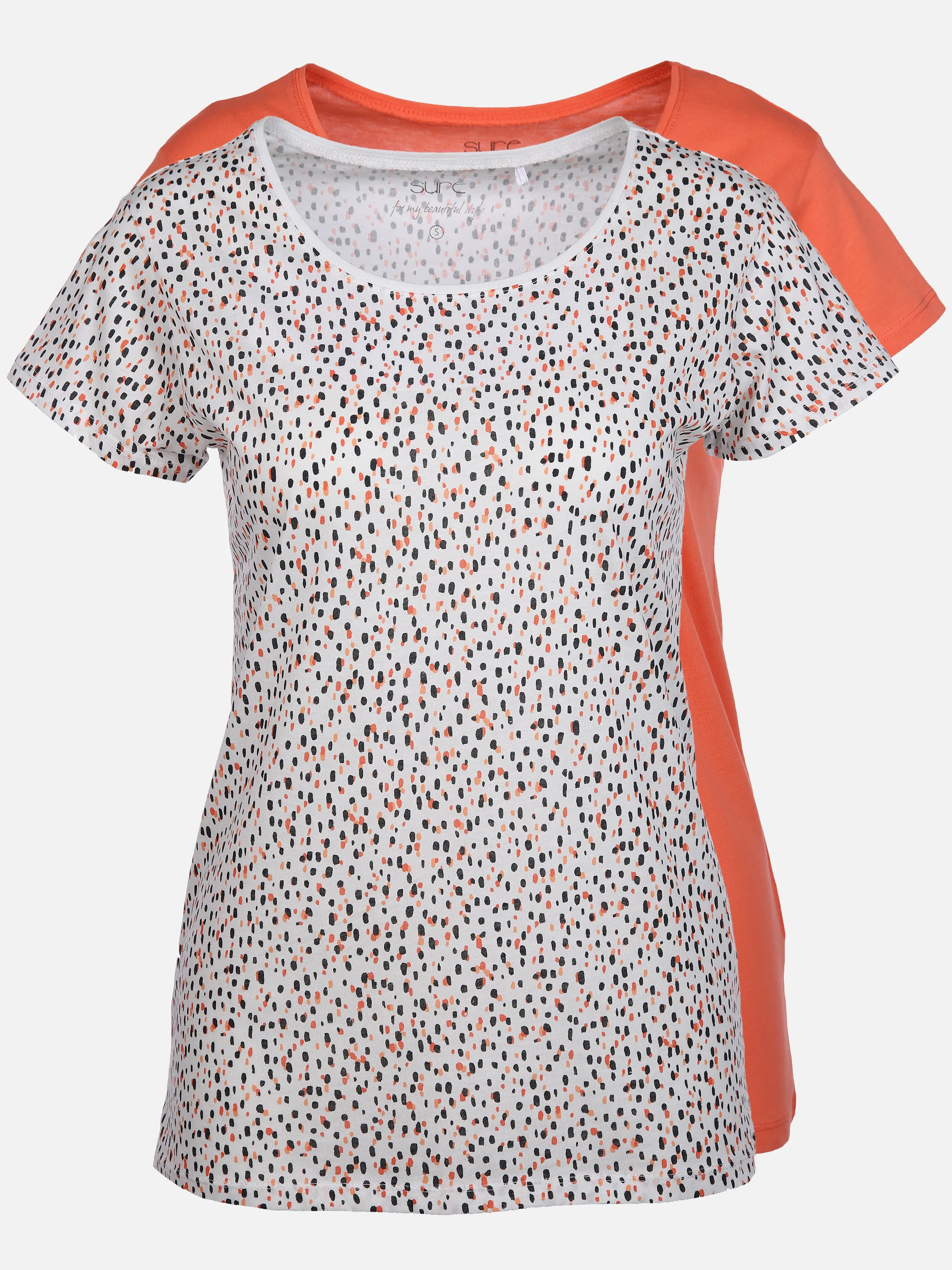 Sure Da-2er Pack T-Shirt Orange 891200 PAPAYA 1