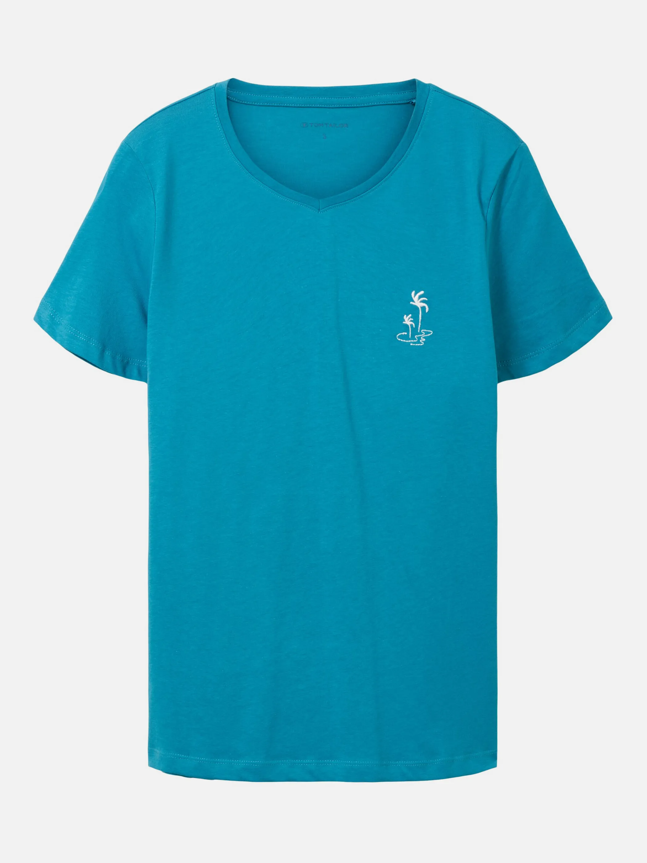 Tom Tailor 1036889 T-shirt v-neck Türkis 880273 31668 1 Tom Tailor 1036889 T-shirt v-neck Türkis 880273 31668 1
