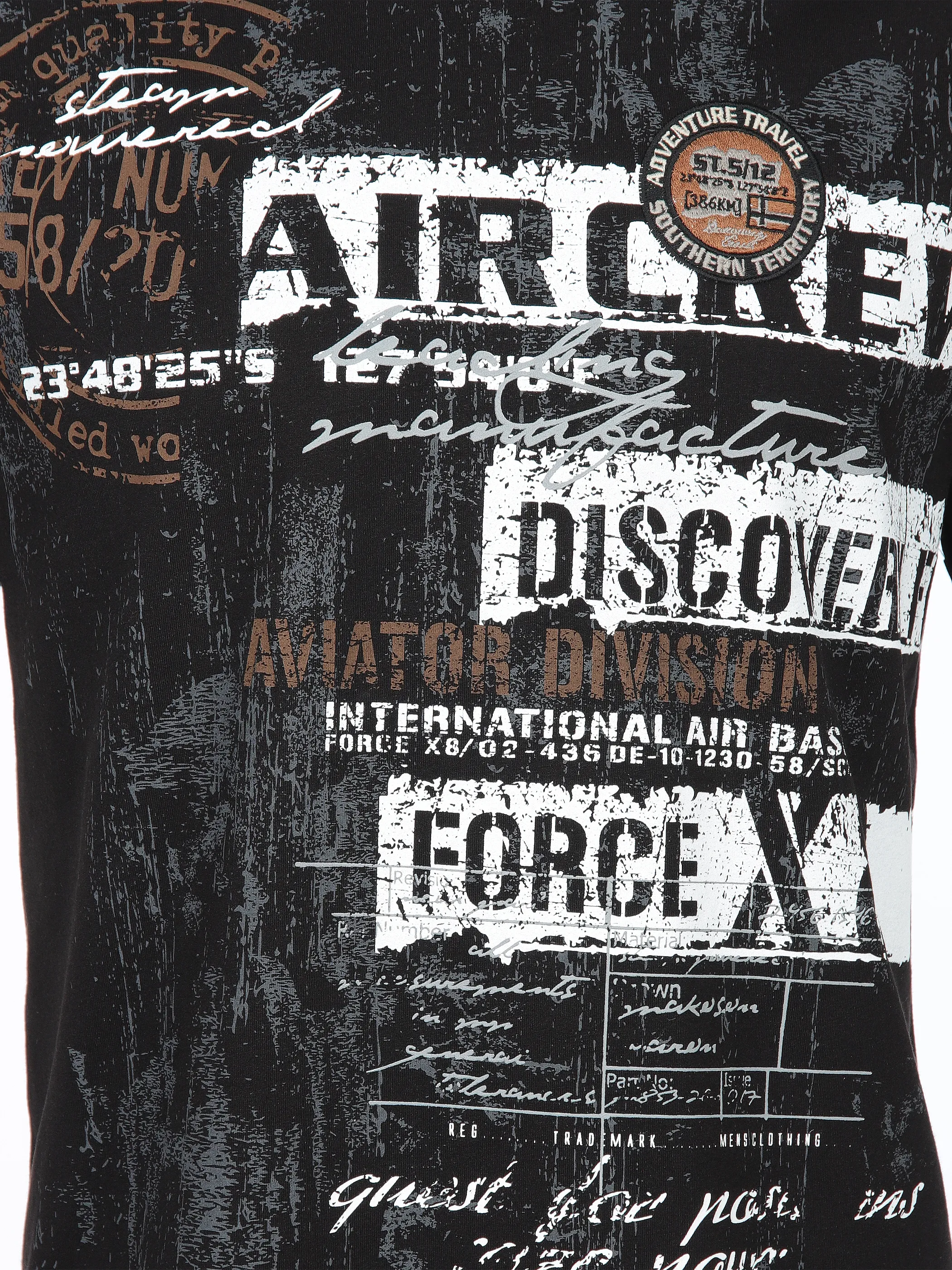 Southern Territory He. T-Shirt 1/2 Arm allover print Schwarz 910633 SCHWARZ 3 Southern Territory He. T-Shirt 1/2 Arm allover print Schwarz 910633 SCHWARZ 3