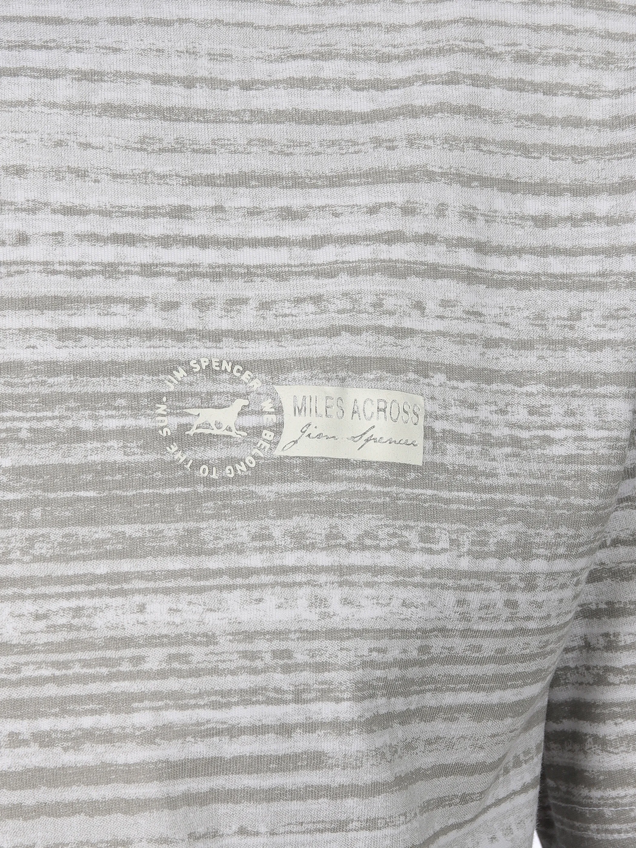 Jim Spencer He. T-Shirt 1/2 Arm allover stripe Weiß 910841 WHITE 3 Jim Spencer He. T-Shirt 1/2 Arm allover stripe Weiß 910841 WHITE 3