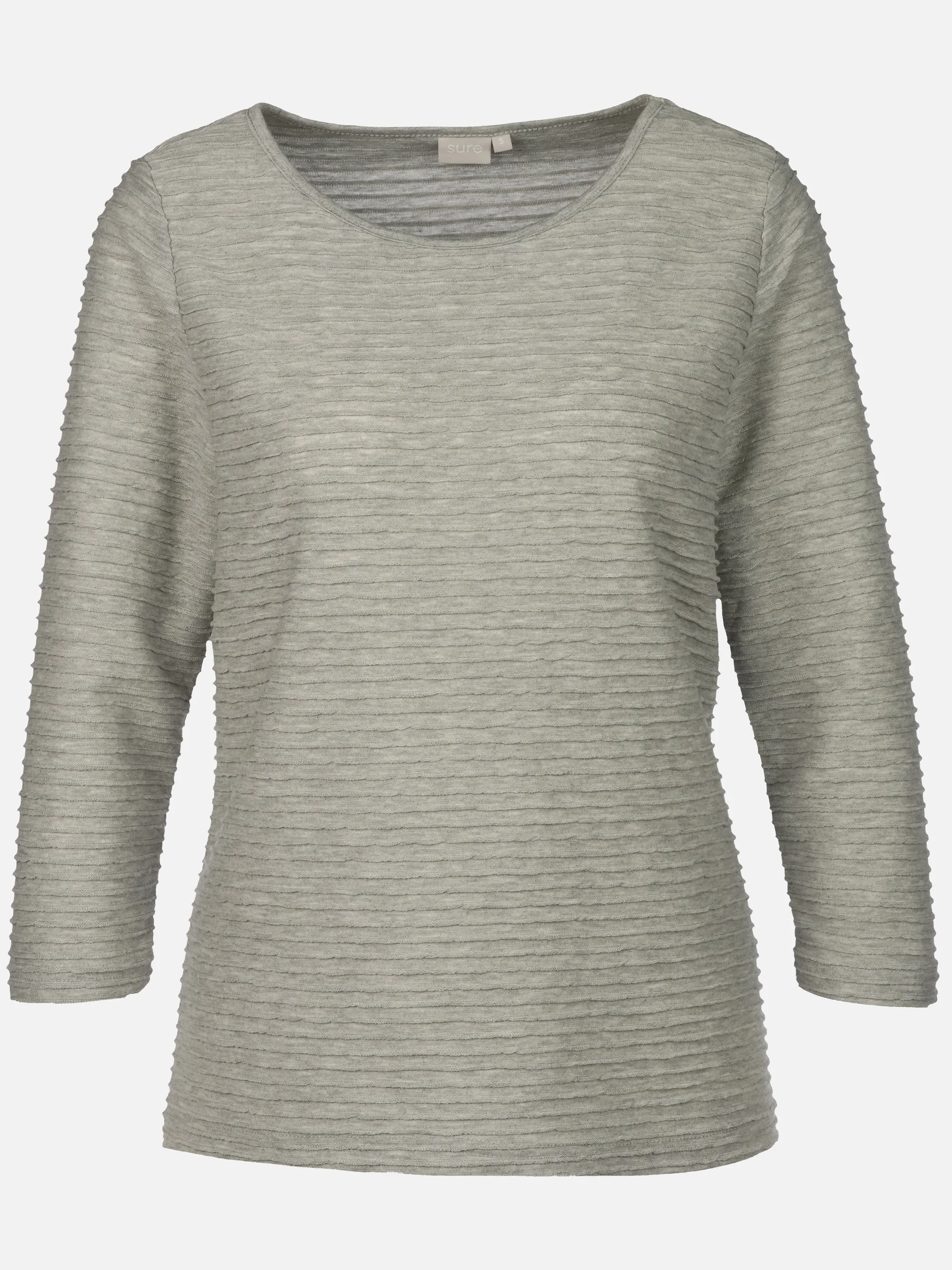 Sure Da-Struktur-Shirt Grau 913112 SILBERMEL 1
