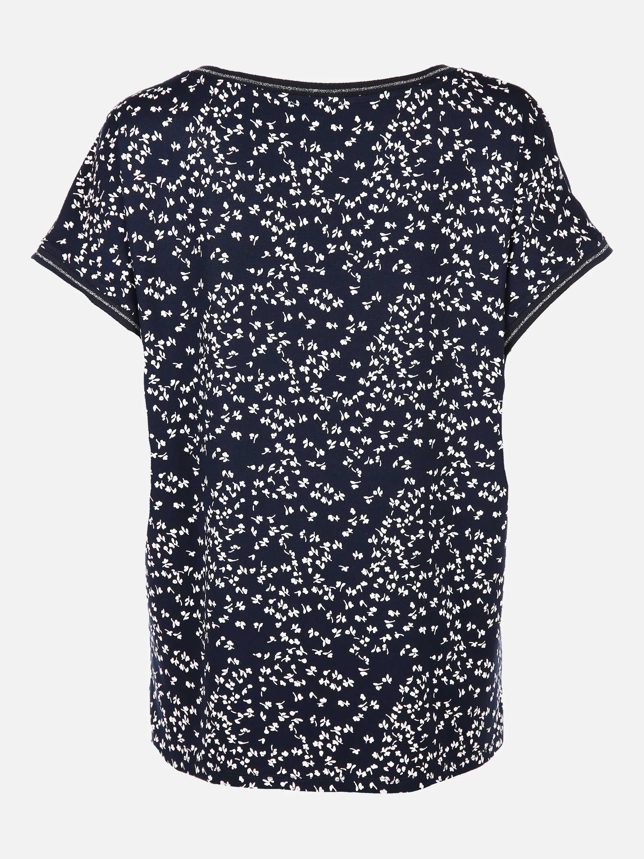 SURE Collection Da-Materialmix-Shirt Strickbün Blau 834580 NAVY/WHITE 2 SURE Collection Da-Materialmix-Shirt Strickbün Blau 834580 NAVY/WHITE 2