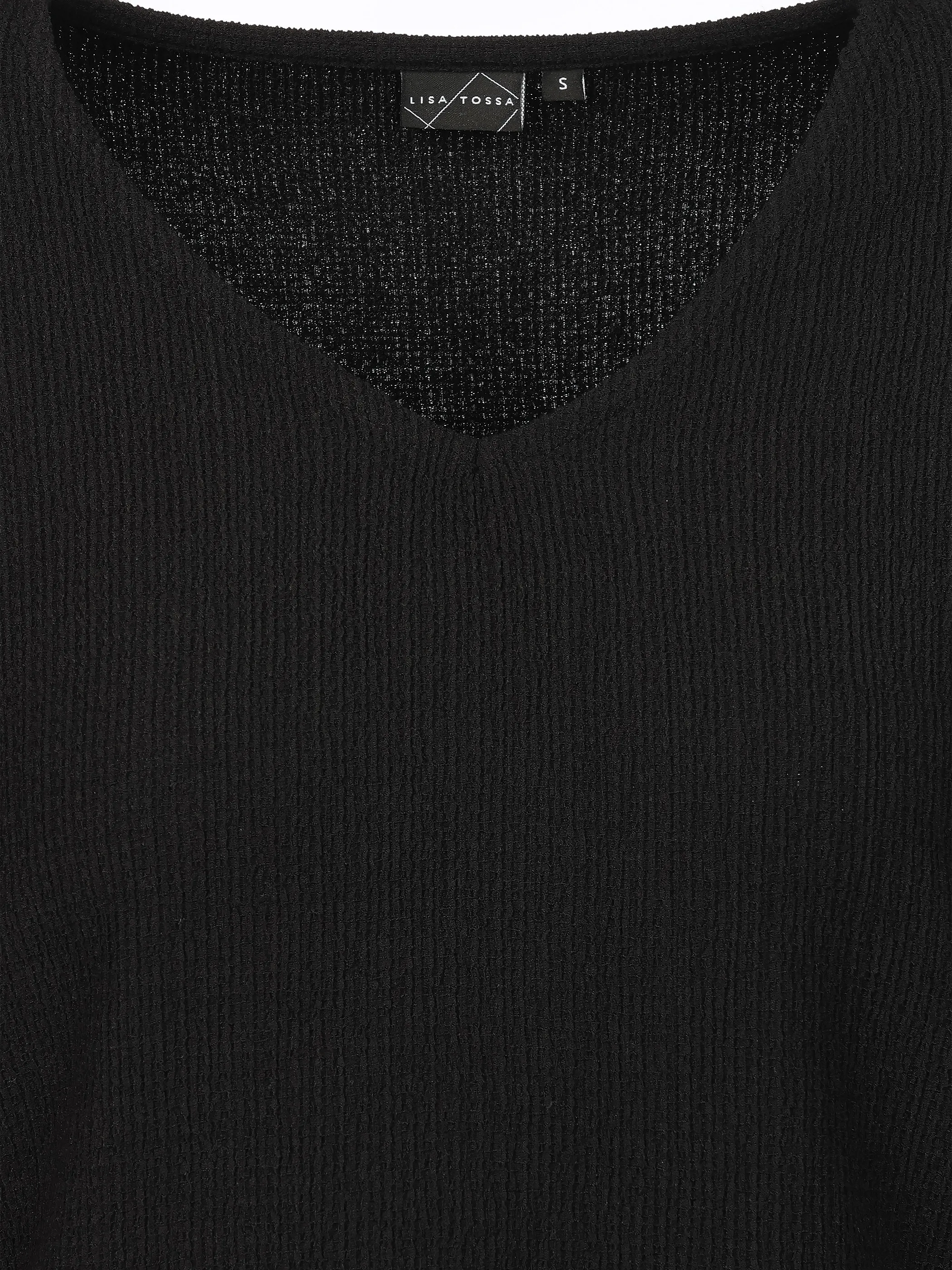 Lisa Tossa Da-Crepe-Top Schwarz 924896 BLACK 3