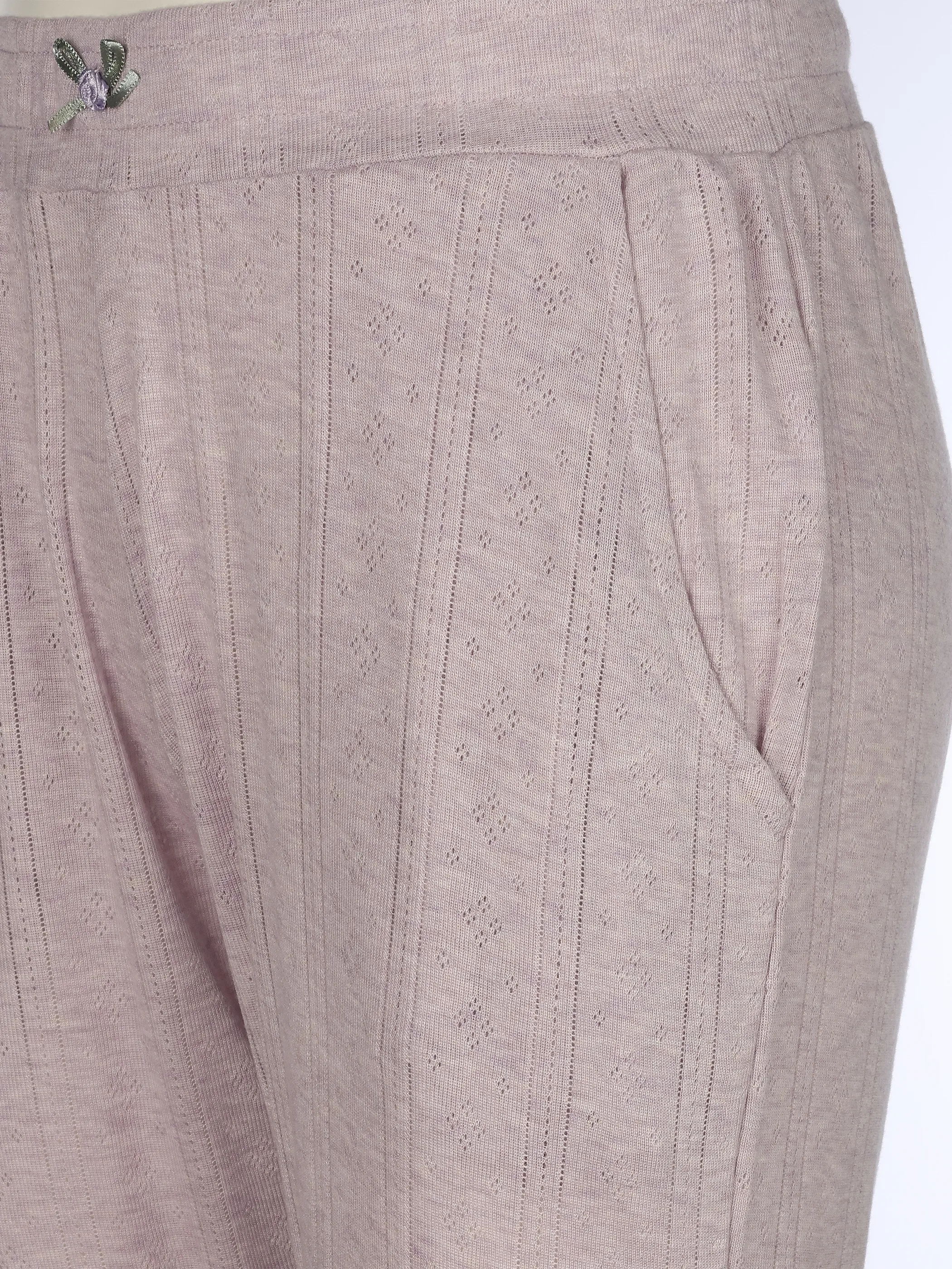 byLouise Da. Schlafhose Ajour Lila 930551 FLIEDER 4