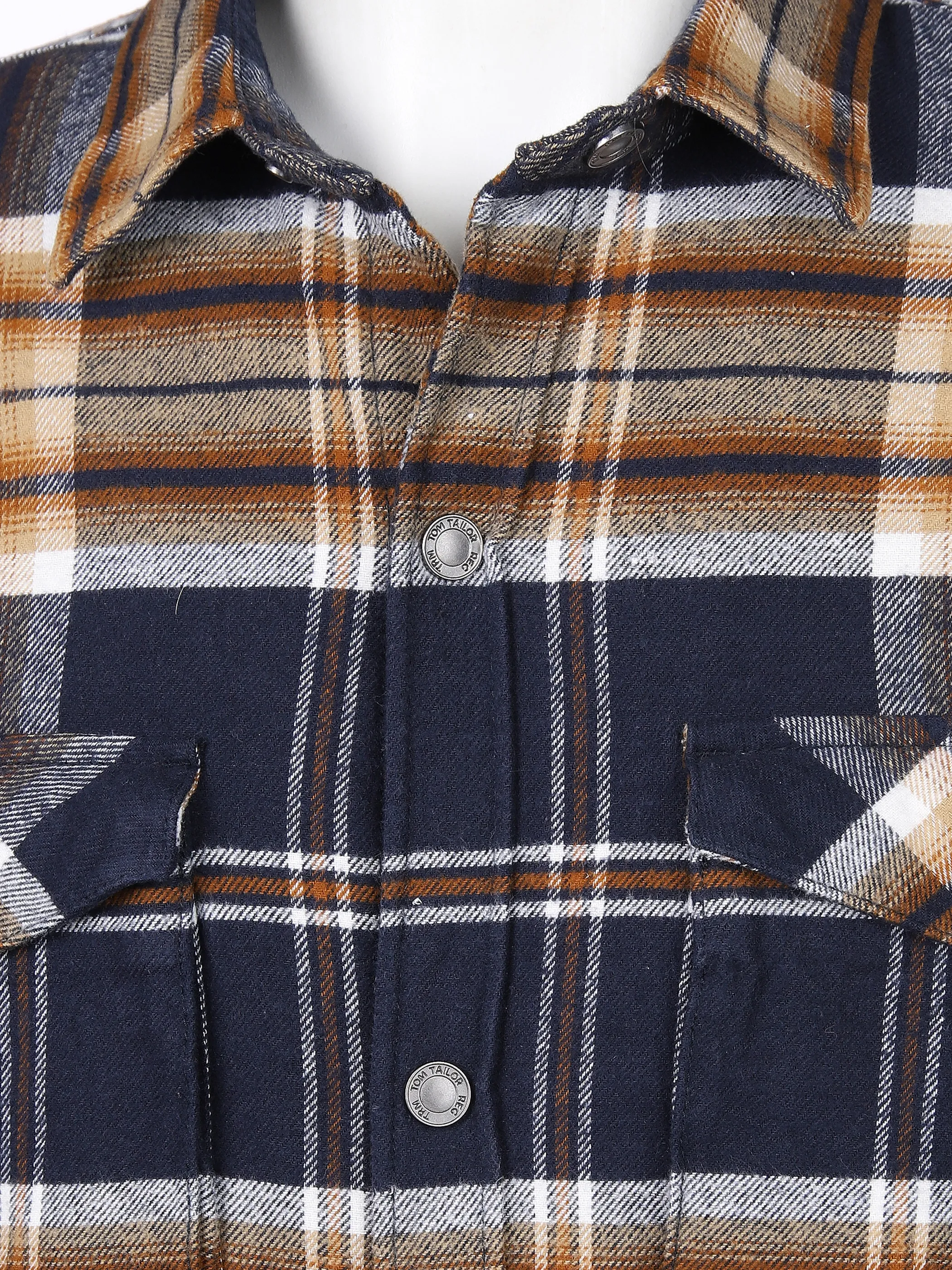 Tom Tailor 1032368 padded overshirt Blau 869532 30215 3 Tom Tailor 1032368 padded overshirt Blau 869532 30215 3