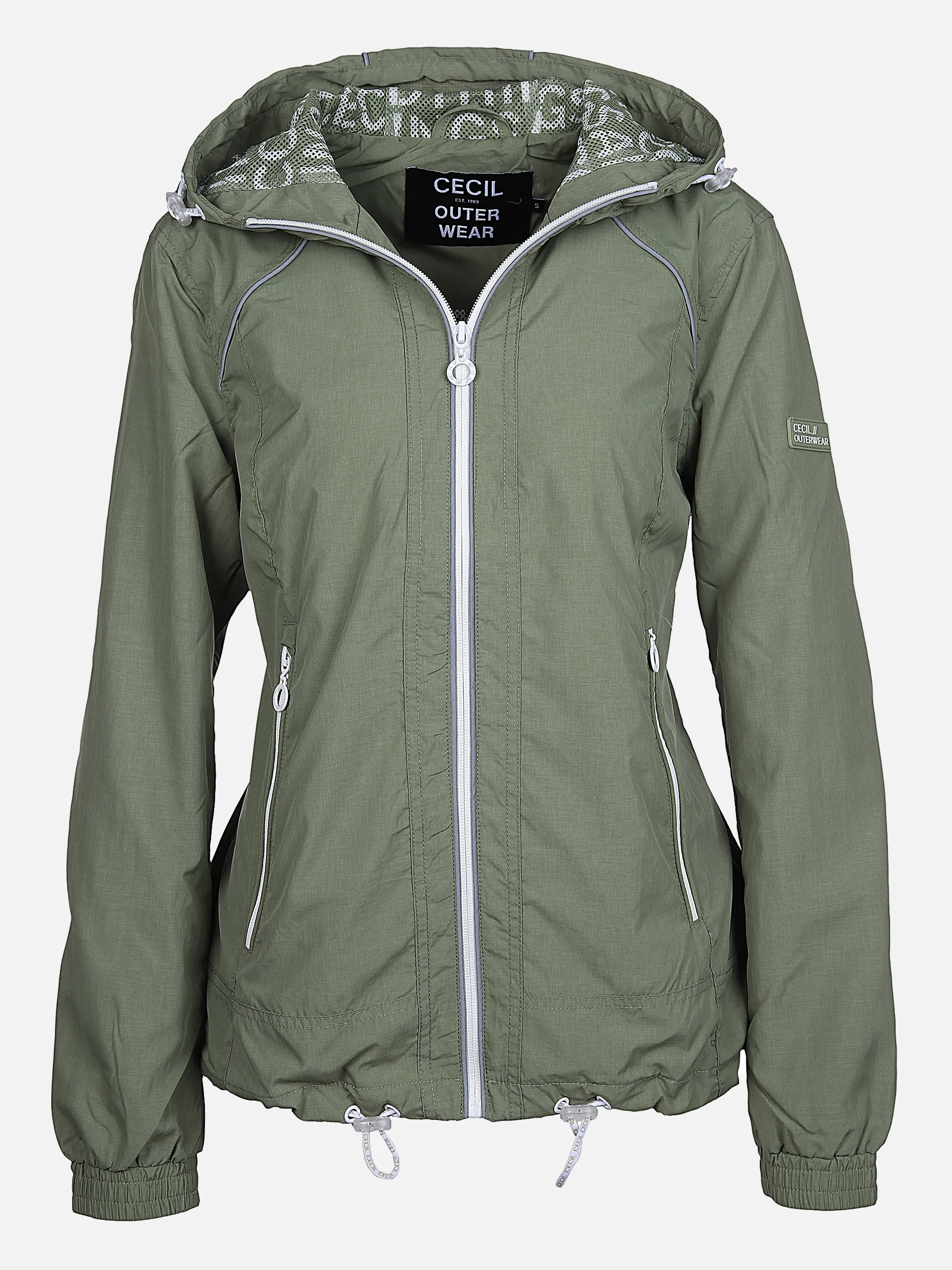 Cecil B201647 TOS Melange Windbreake Grün 864347 23415 1