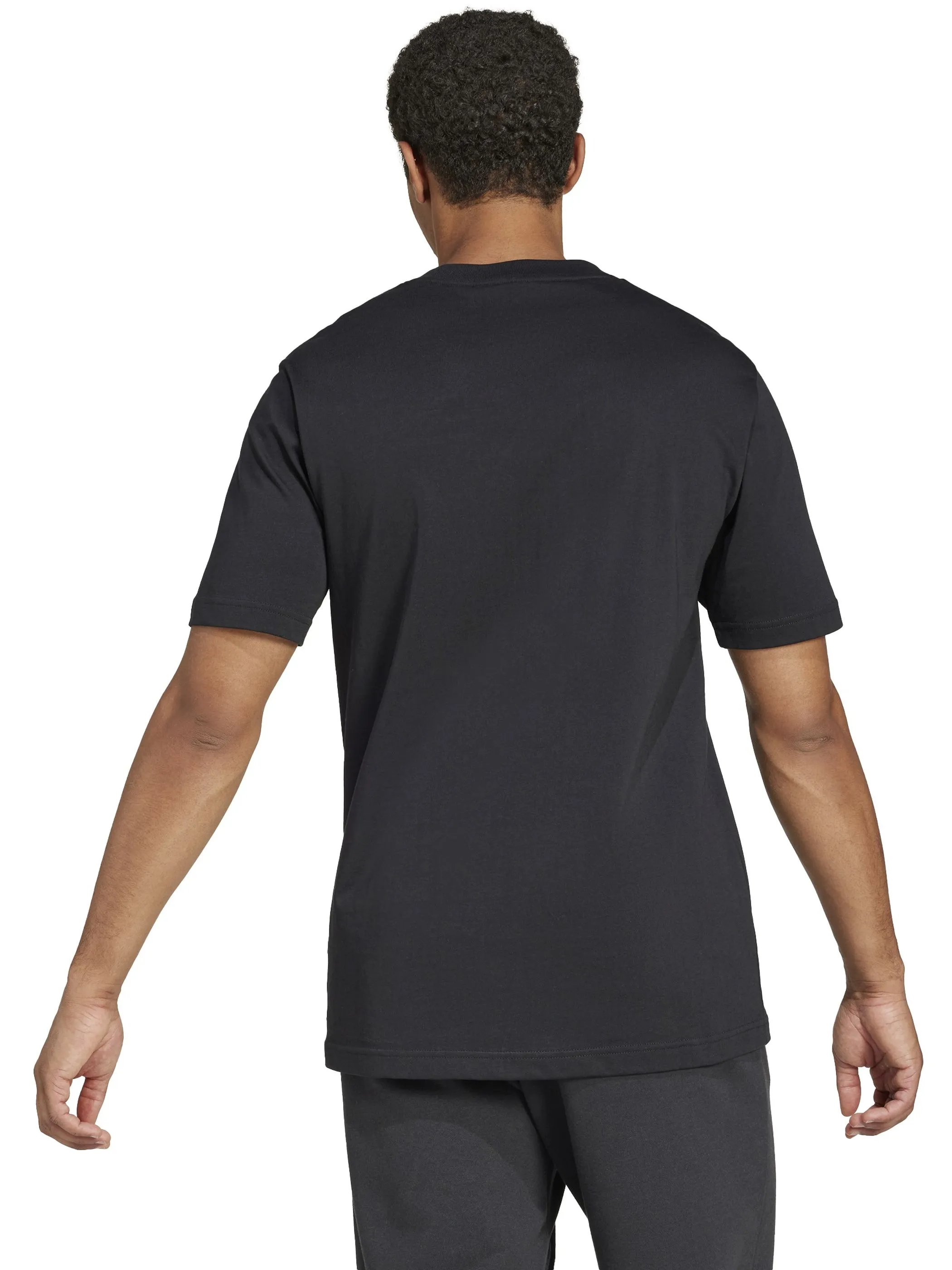 Adidas JE8945 He-TShirt Logo Groß schwarz Schwarz 904887 000 2