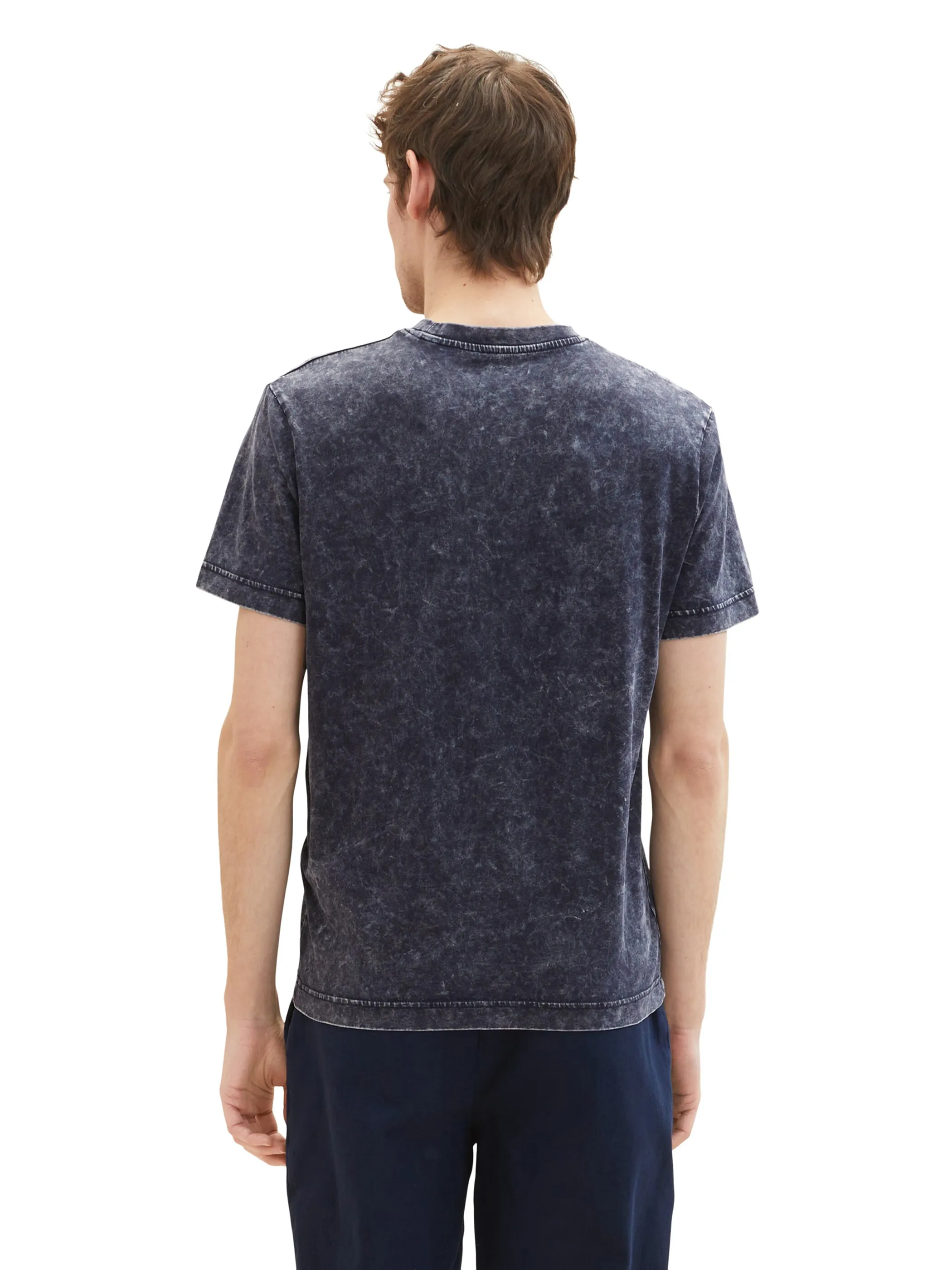 Tom Tailor 1036431 washed t-shirt with print Blau 880536 10668 2 Tom Tailor 1036431 washed t-shirt with print Blau 880536 10668 2