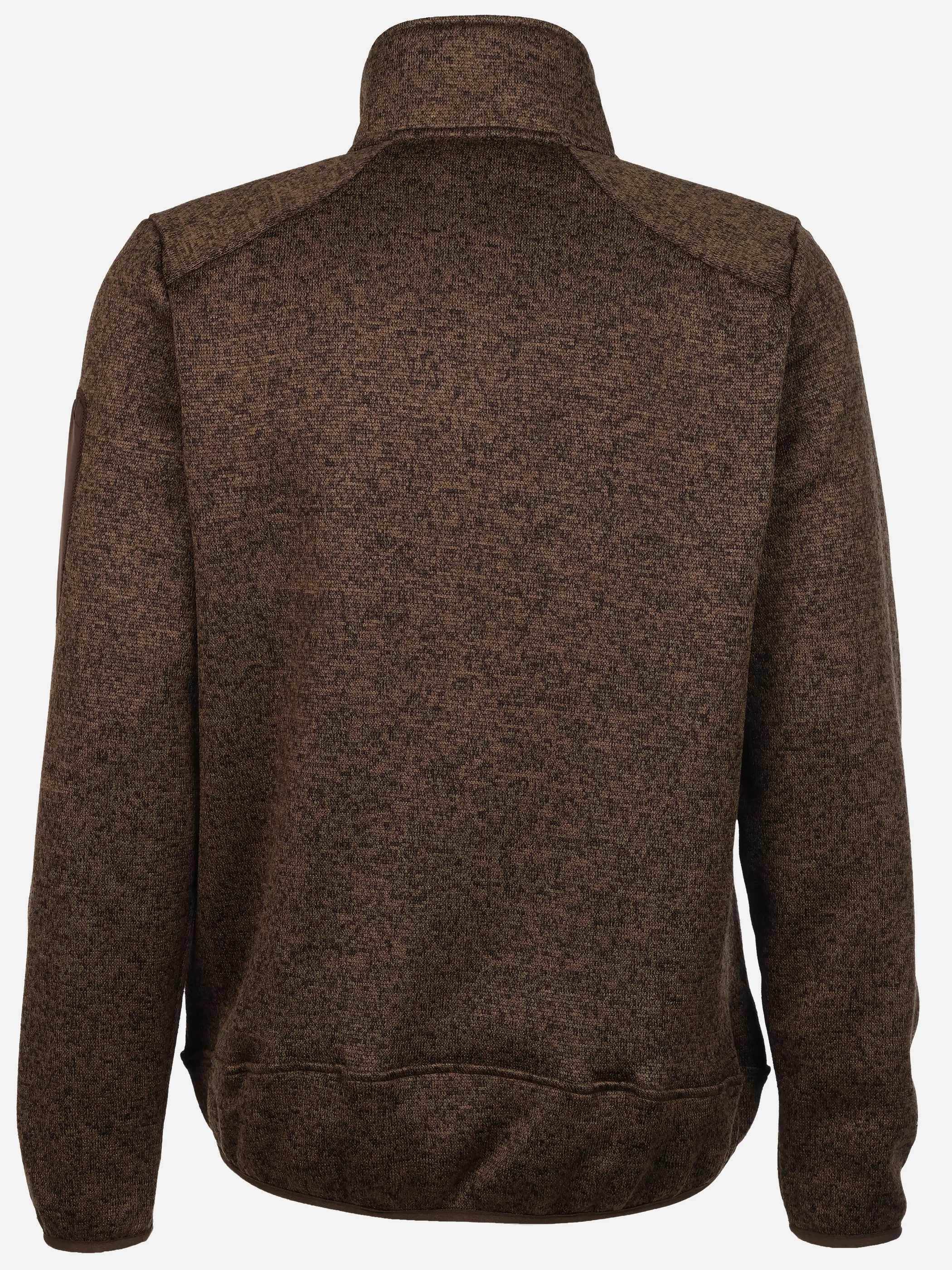 Grinario Sports He-Fleece Jacke, meliert, m. Armtasche Braun 928452 19-0840TCX 2