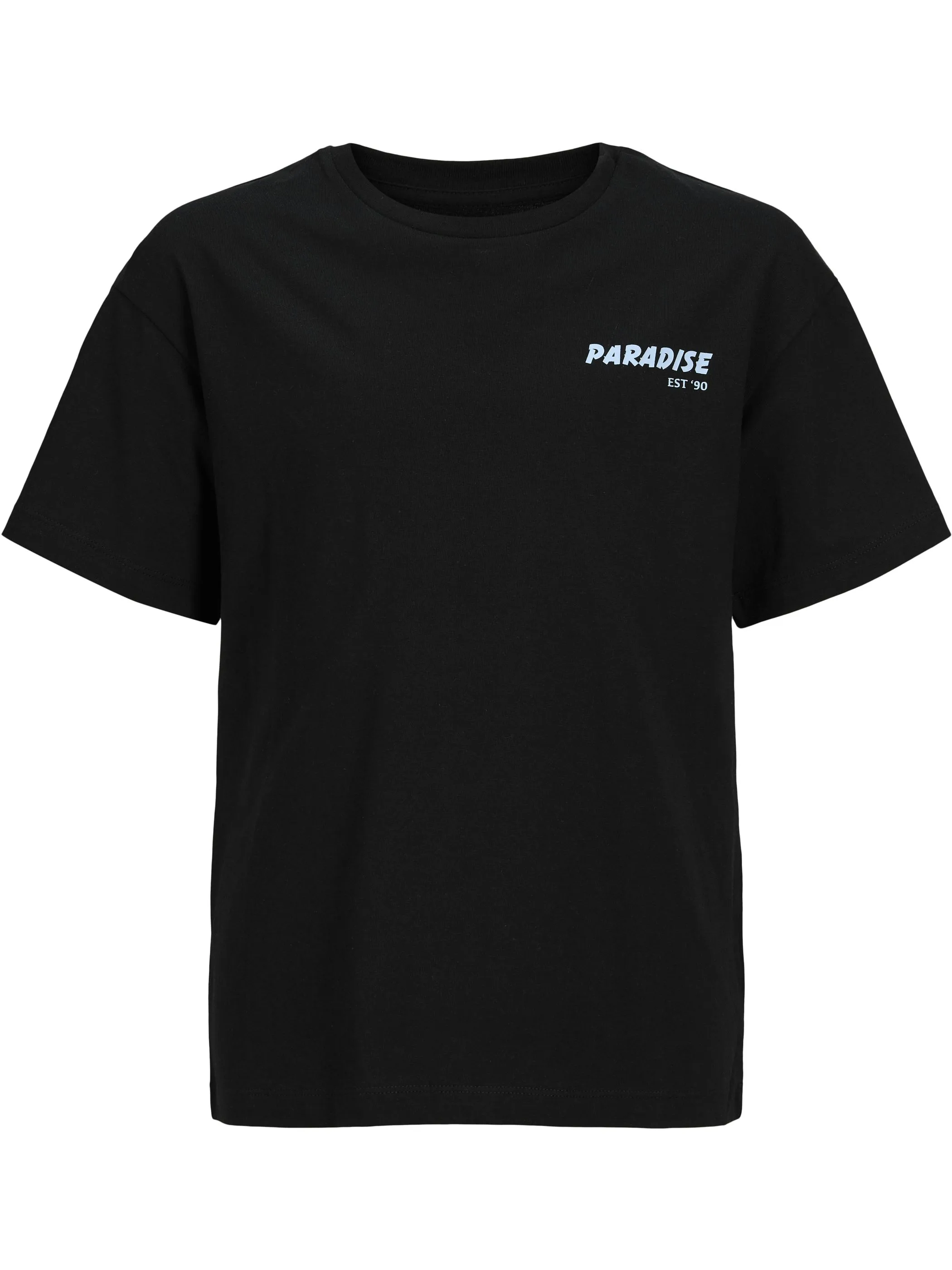 Jack&Jones Junior 12269835 JJCHARGE PRINTED TEE Schwarz 907280 178012 1