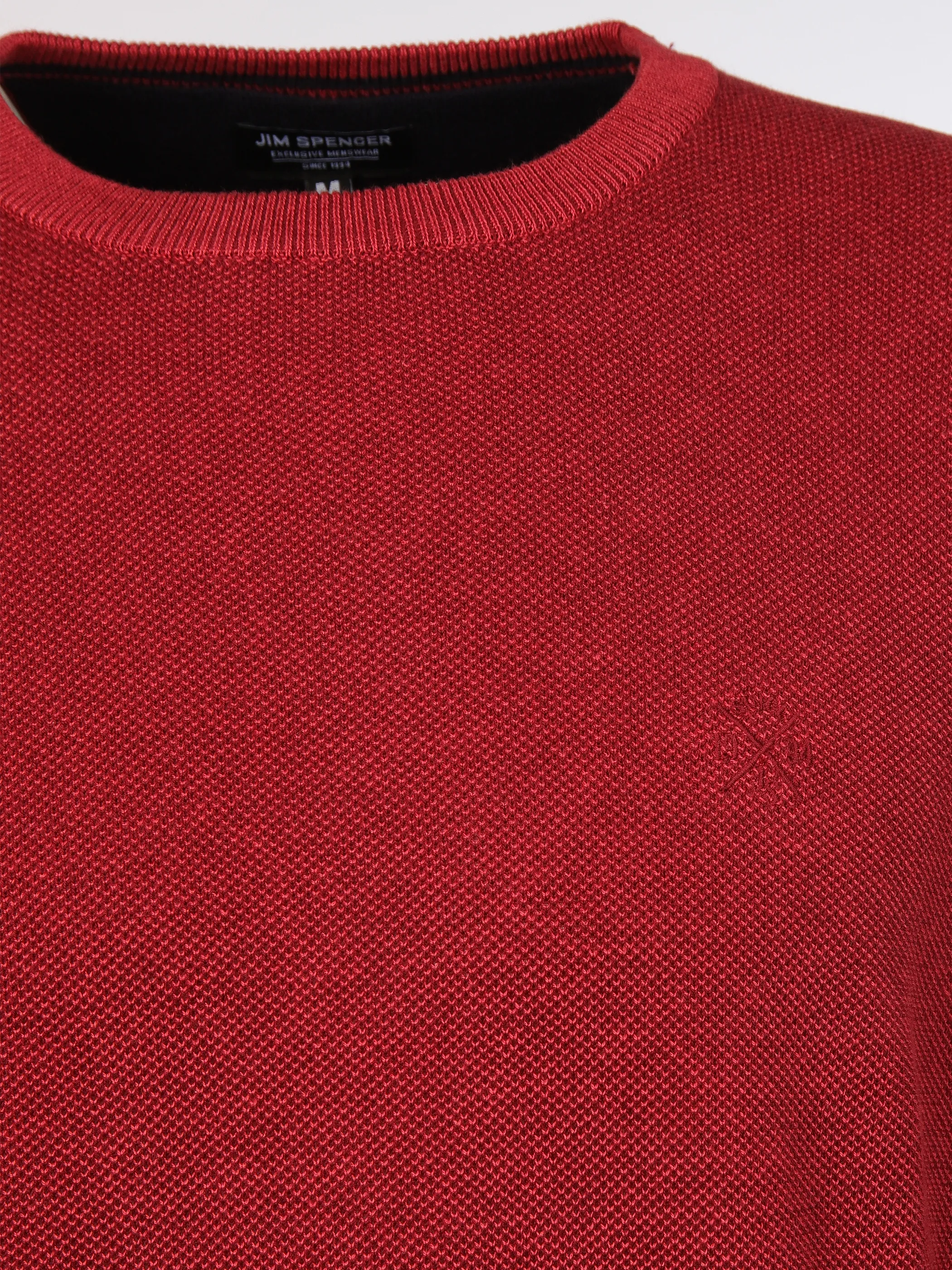 Jim Spencer He. Pullover uni seasonal RH Rot 882944 RED MEL 3