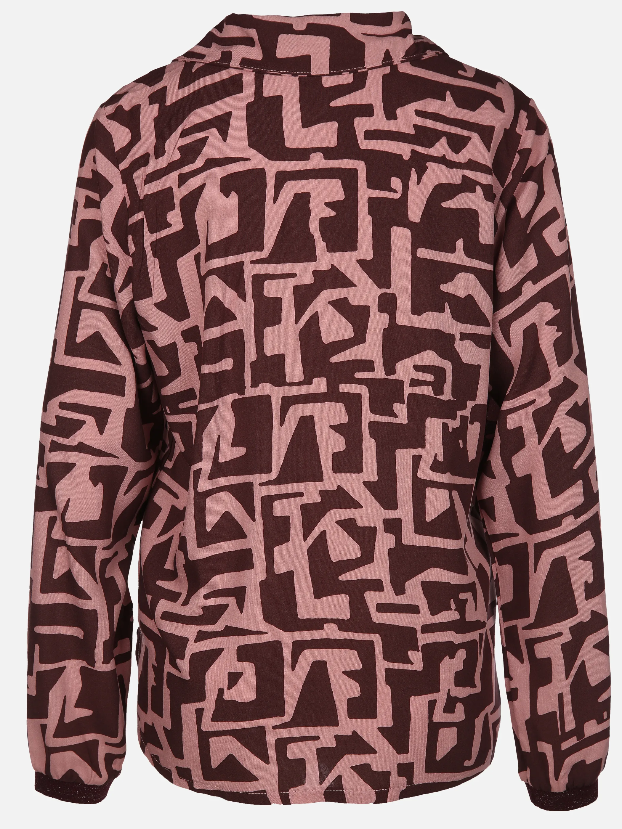 Lisa Tossa Da-Bluse m. Print Rosa 916211 AUBERGINE 2 Lisa Tossa Da-Bluse m. Print Rosa 916211 AUBERGINE 2
