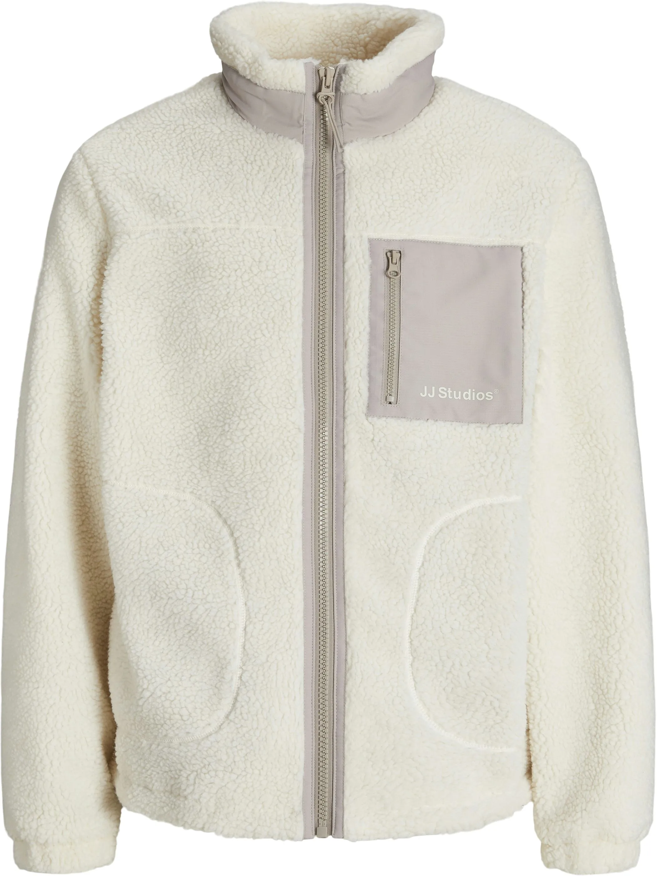 Jack Jones 12278784 JJESOHO TEDDY JACKET Beige 915256 176528 1