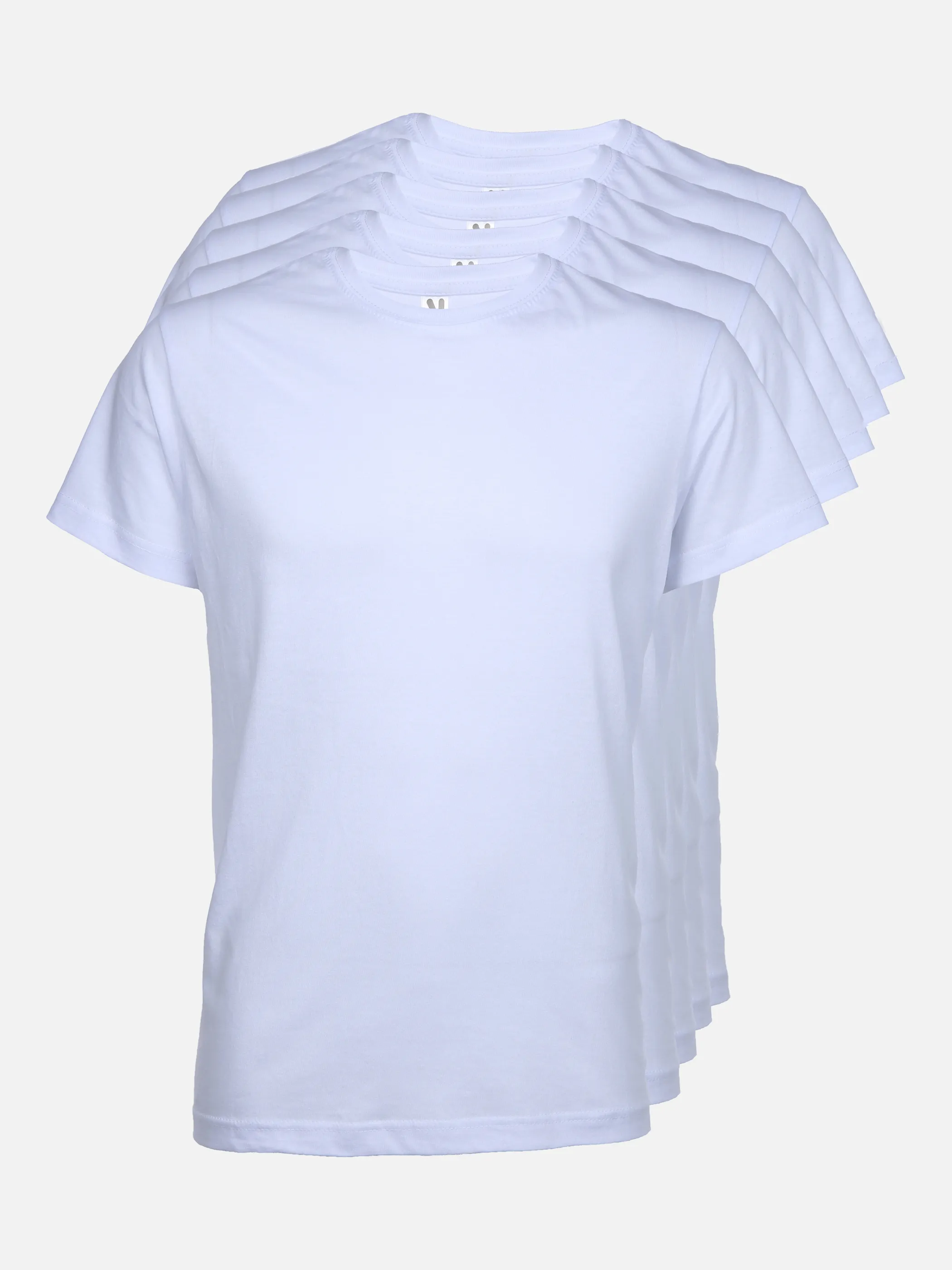 Worker He. T-Shirt 5er Pack Weiß 859912 WEIß 1 Worker He. T-Shirt 5er Pack Weiß 859912 WEIß 1