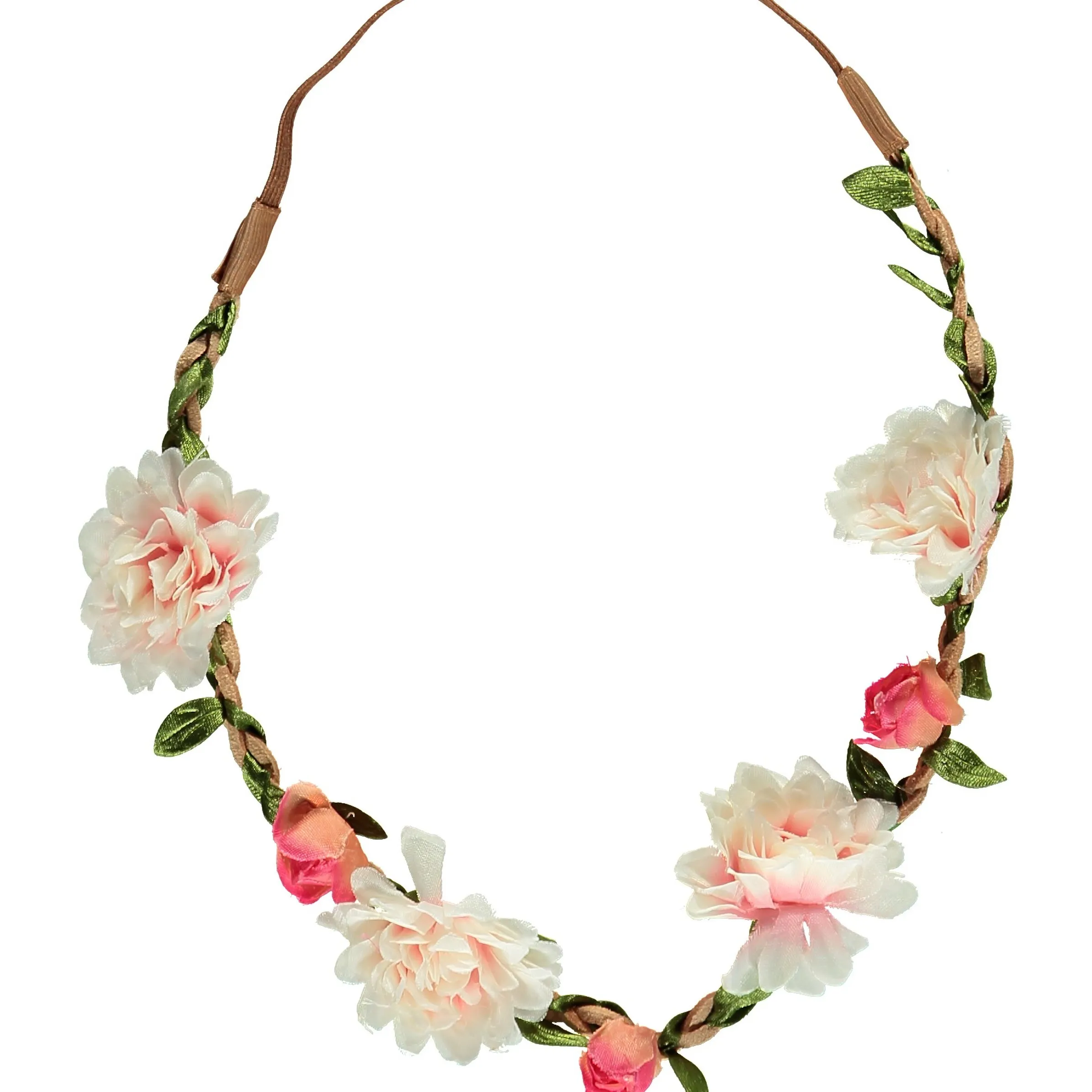 Brandl Tracht Da-Blumen-Haarband Weiß 713219 BUNT 3