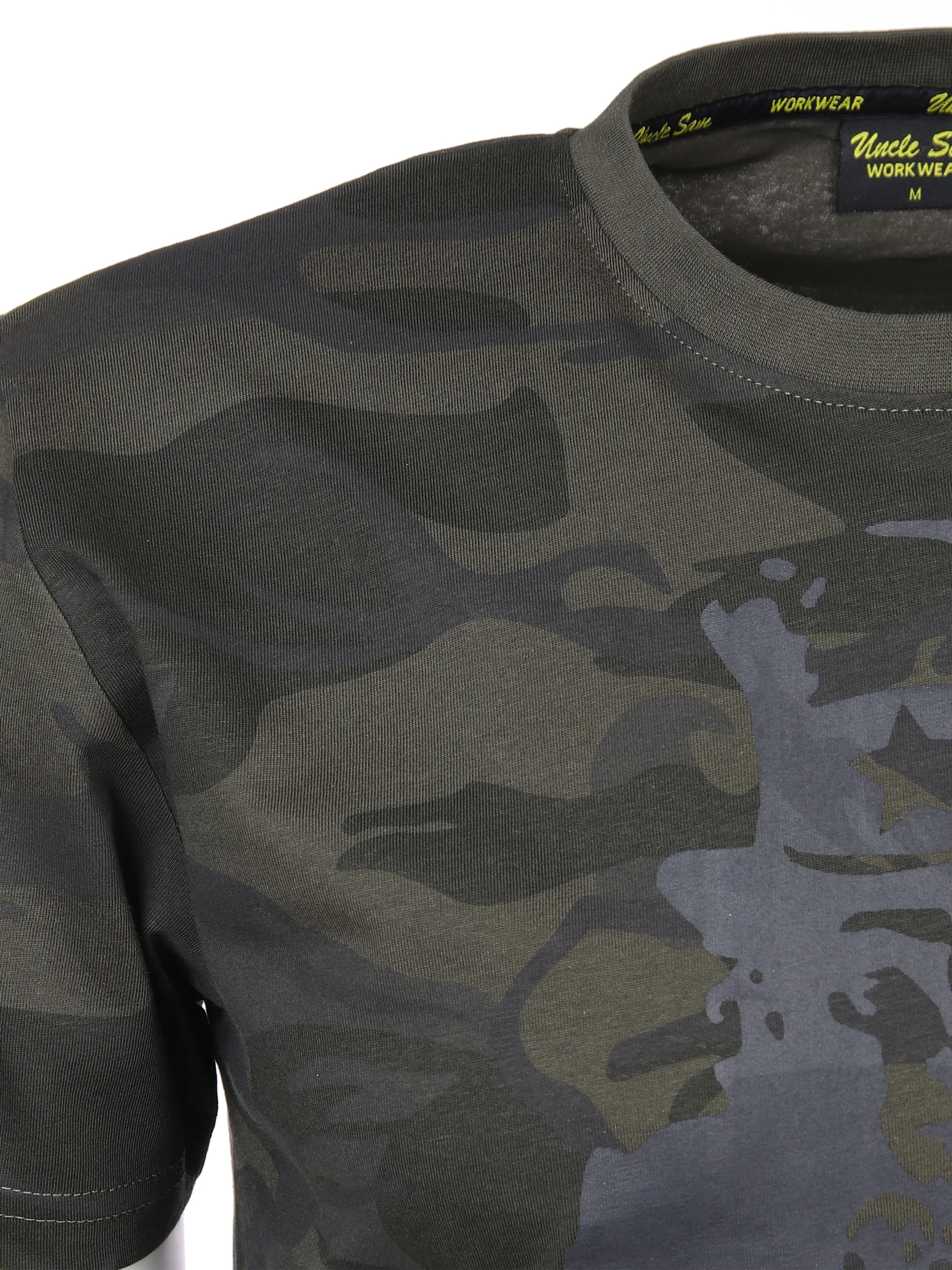 Uncle Sam He. T-Shirt 1/2 Arm Grün 881503 OLIV 3 Uncle Sam He. T-Shirt 1/2 Arm Grün 881503 OLIV 3