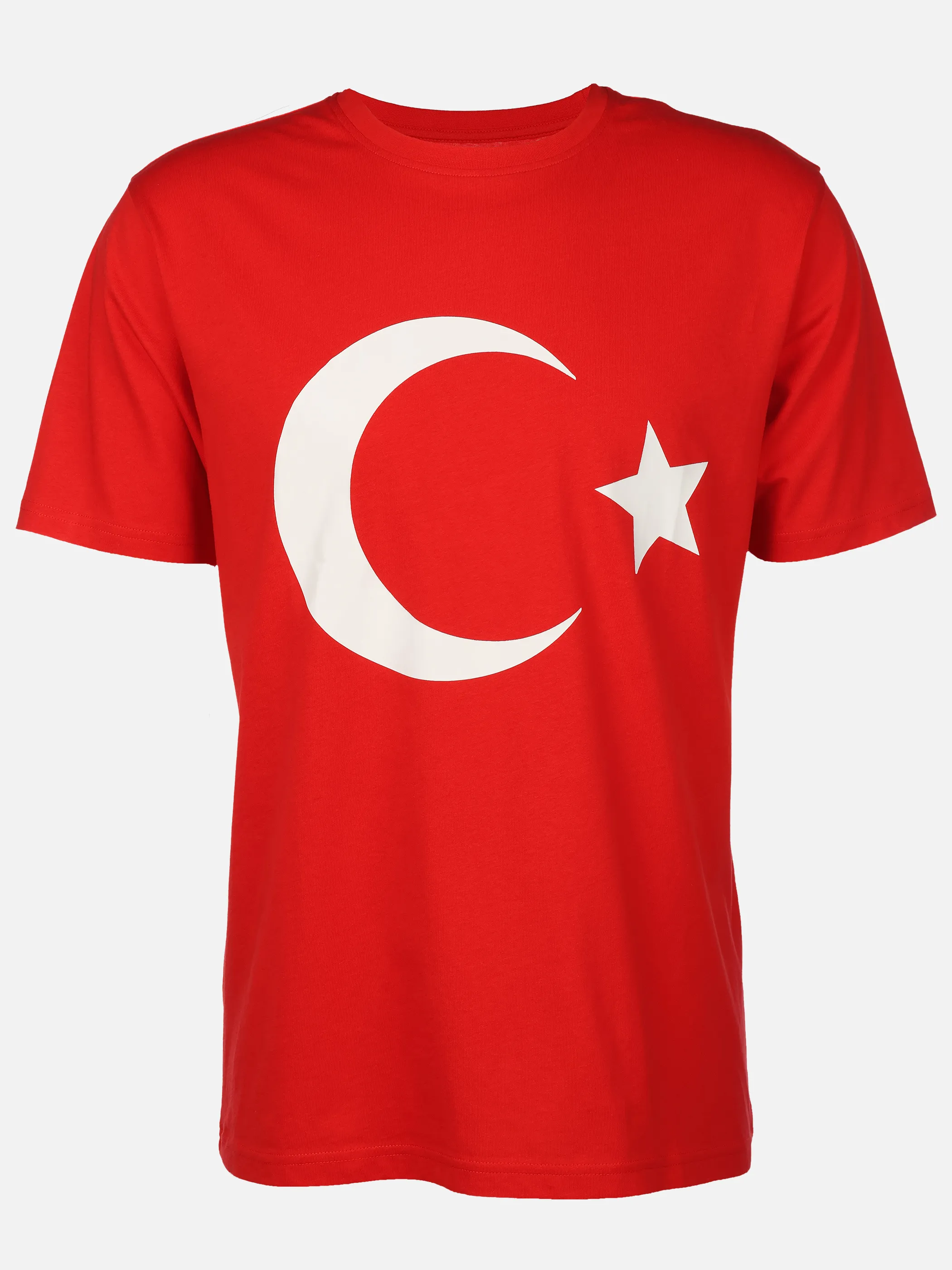 Grinario Sports Unisex Fan T-Shirt WM26, Turkey Rot 927474 RED TR 1