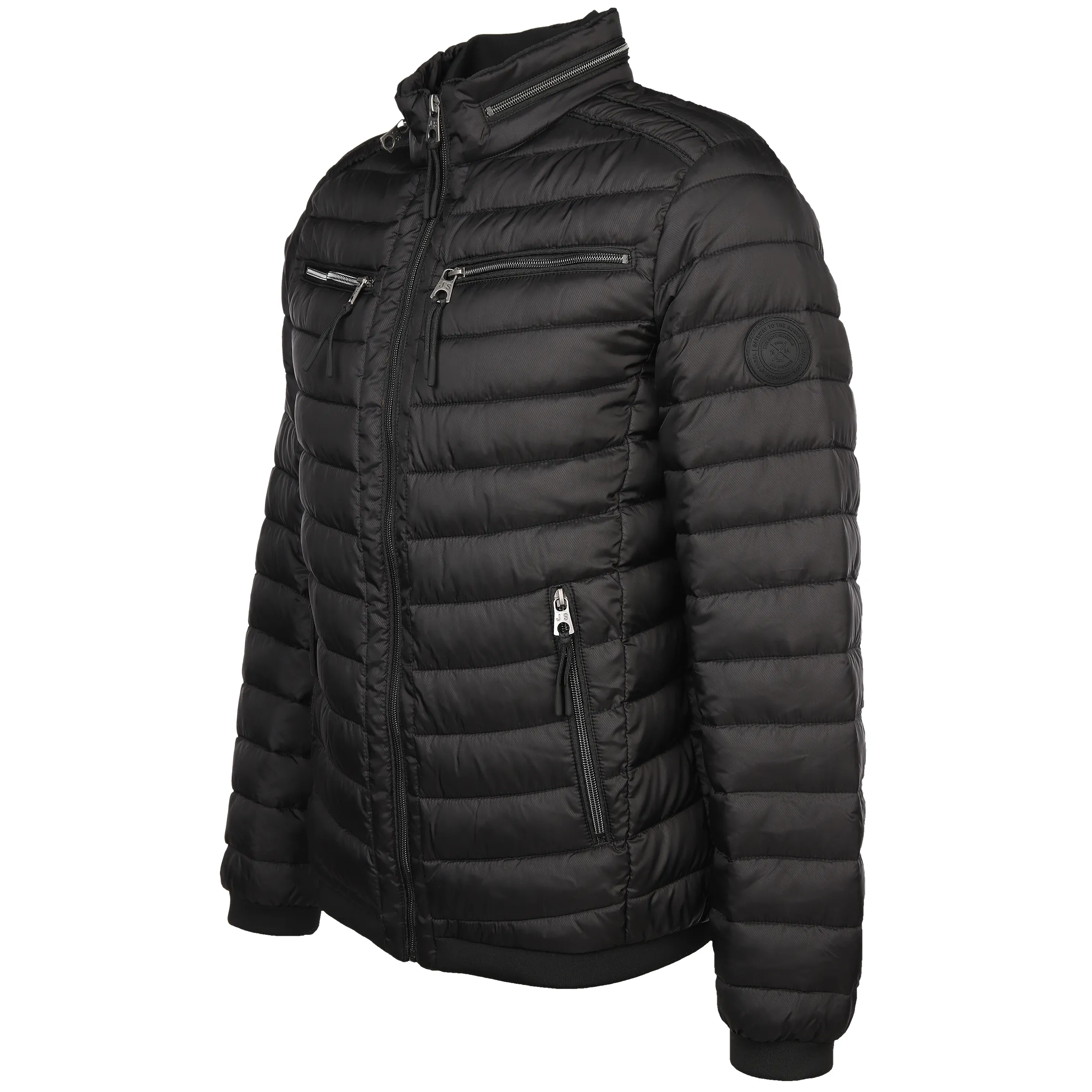 Jim Spencer He. Steppblouson melange scuba Schwarz 878837 SCHWARZ 3 Jim Spencer He. Steppblouson melange scuba Schwarz 878837 SCHWARZ 3