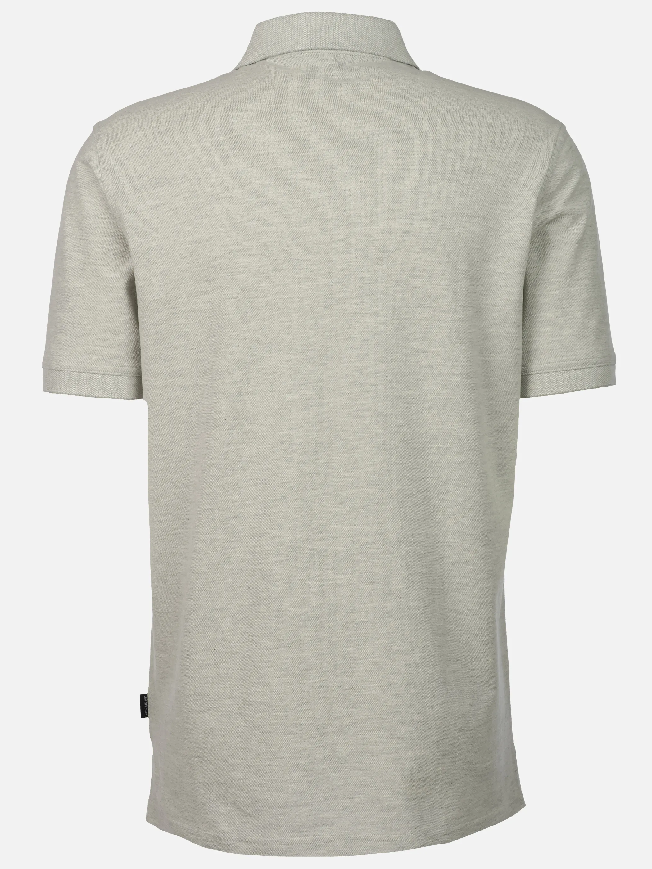 Jim Spencer He. Poloshirt 1/2 Arm basic Silber 922513 LGREYTWIST 2