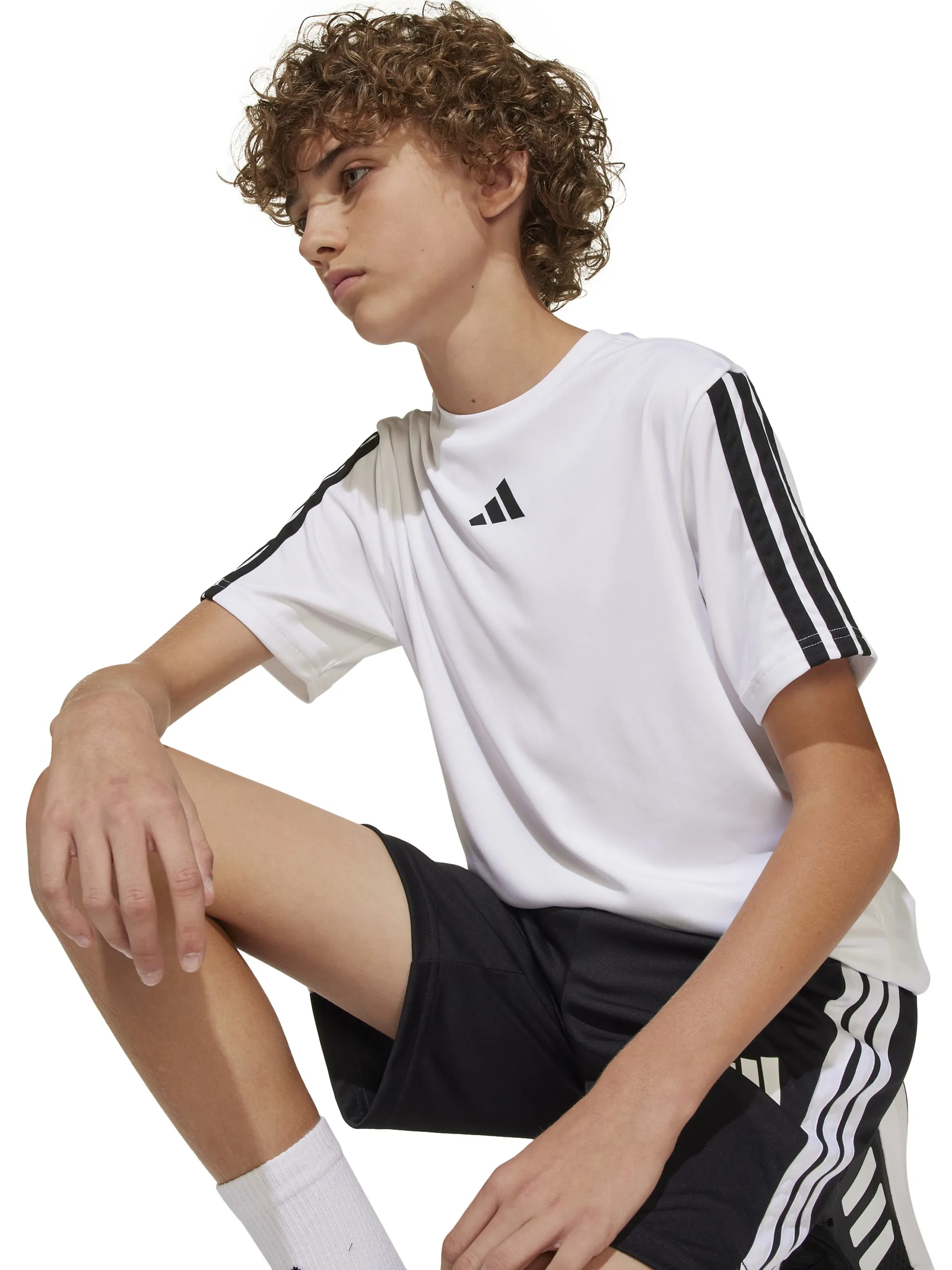 Adidas JJ1033 TB-TShirt 3S weiß Weiß 904924 000 5 Adidas JJ1033 TB-TShirt 3S weiß Weiß 904924 000 5