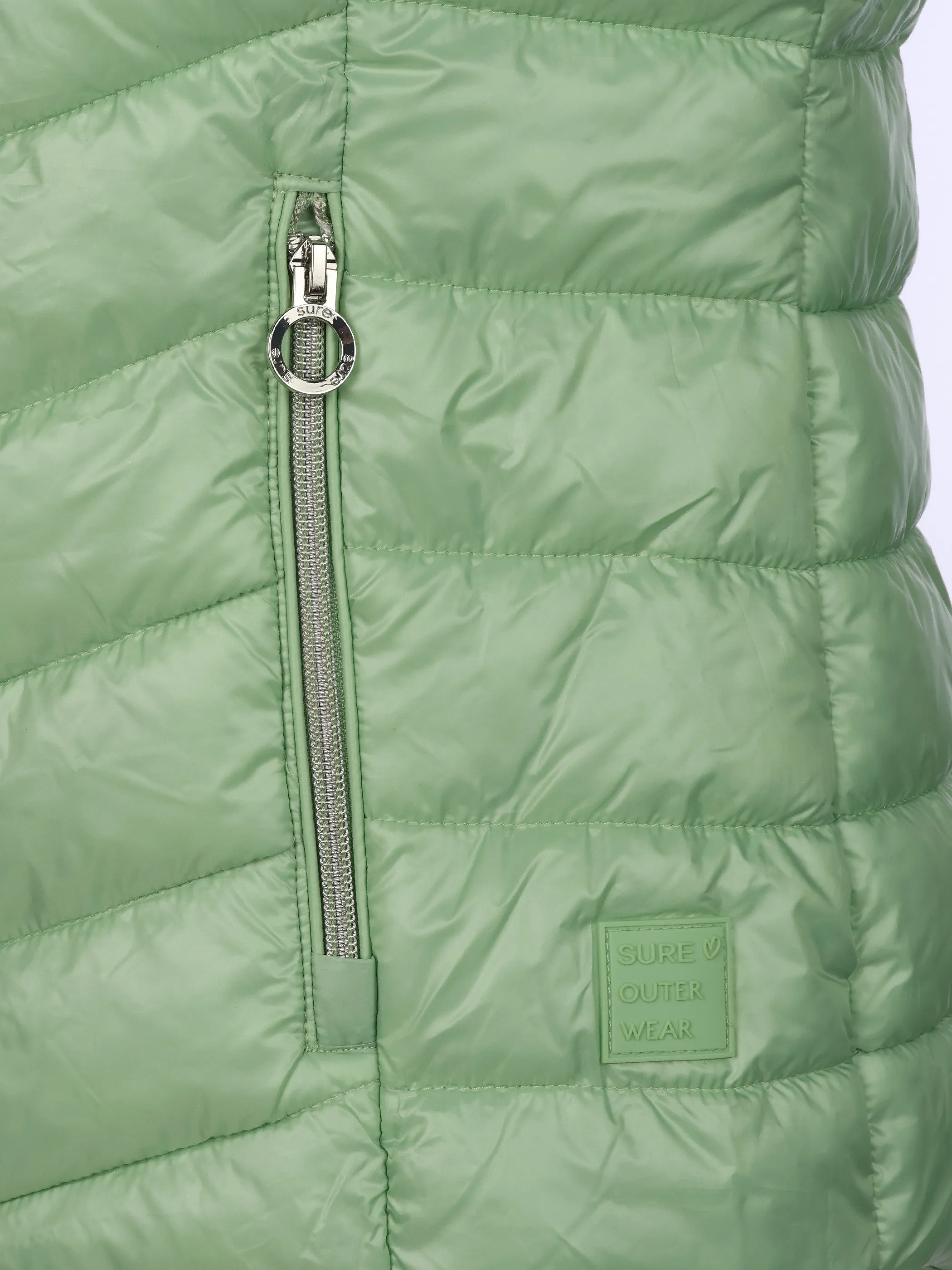 Sure Da-Weste m. Kapuze Grün 924147 GREEN 4