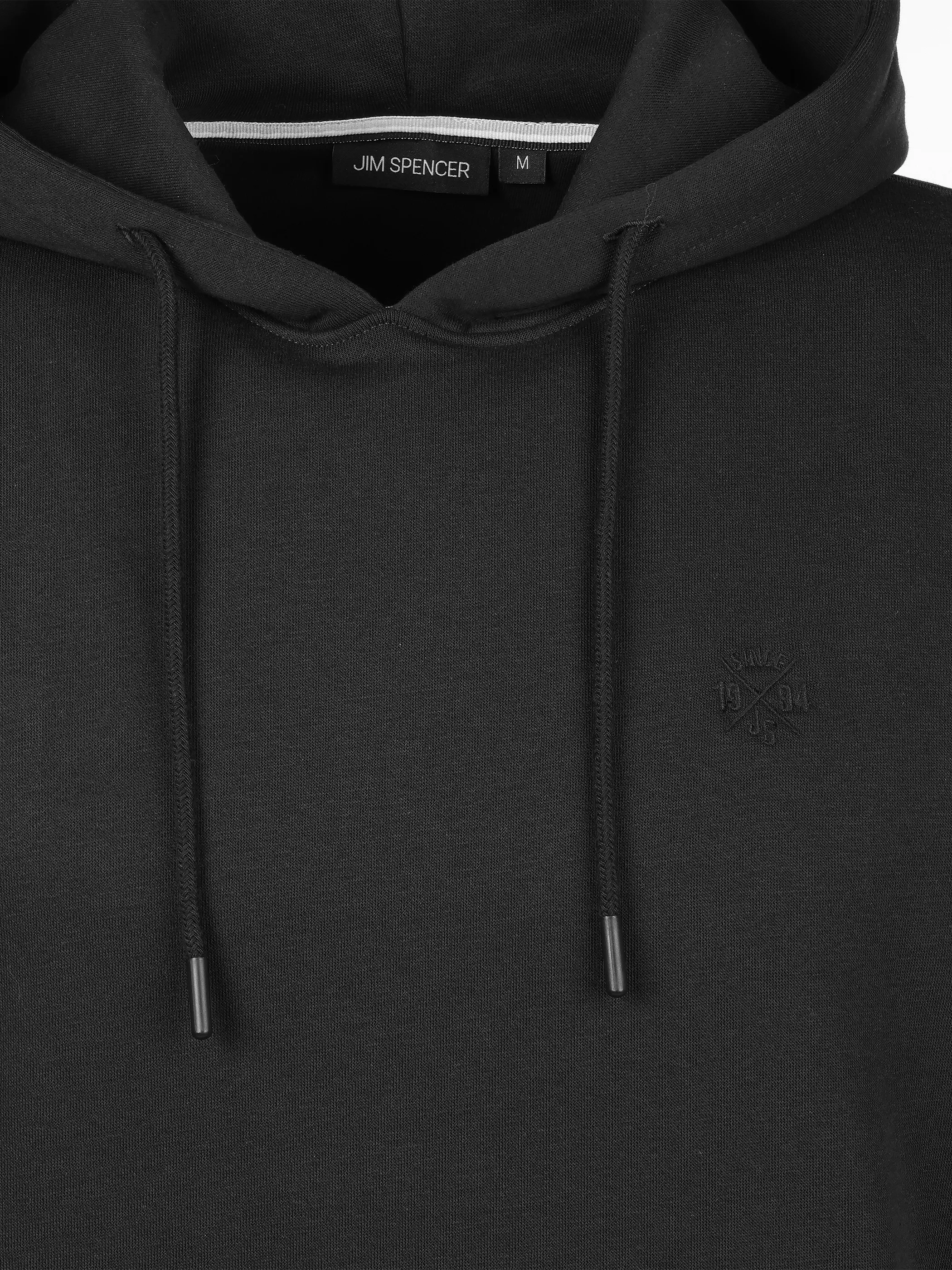 Jim Spencer He. Kapuzensweatshirt kangaroo Schwarz 919310 BLACK 3