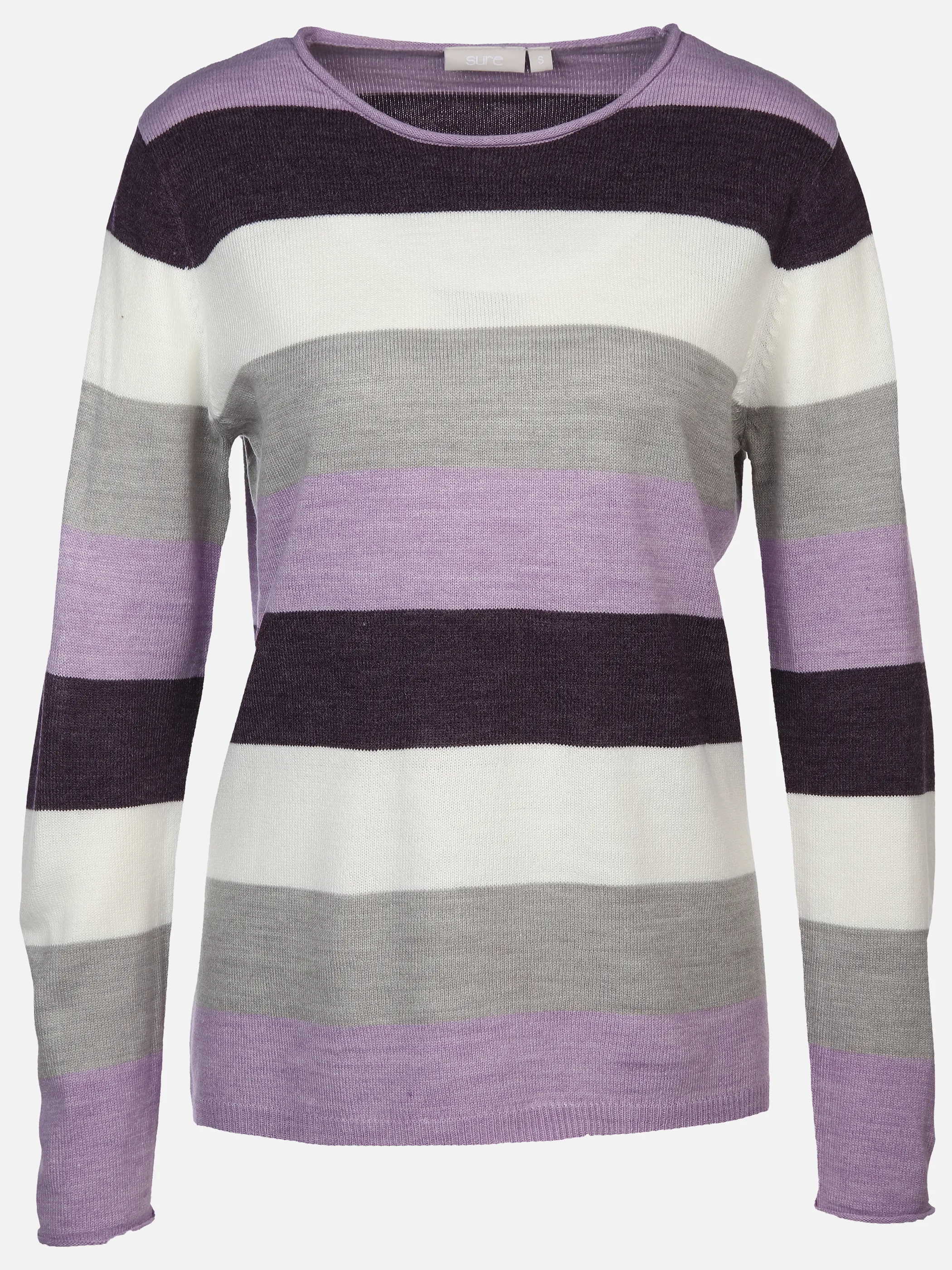 Sure Da-Streifenpullover CashmereLi Lila 896644 FLIEDER 1