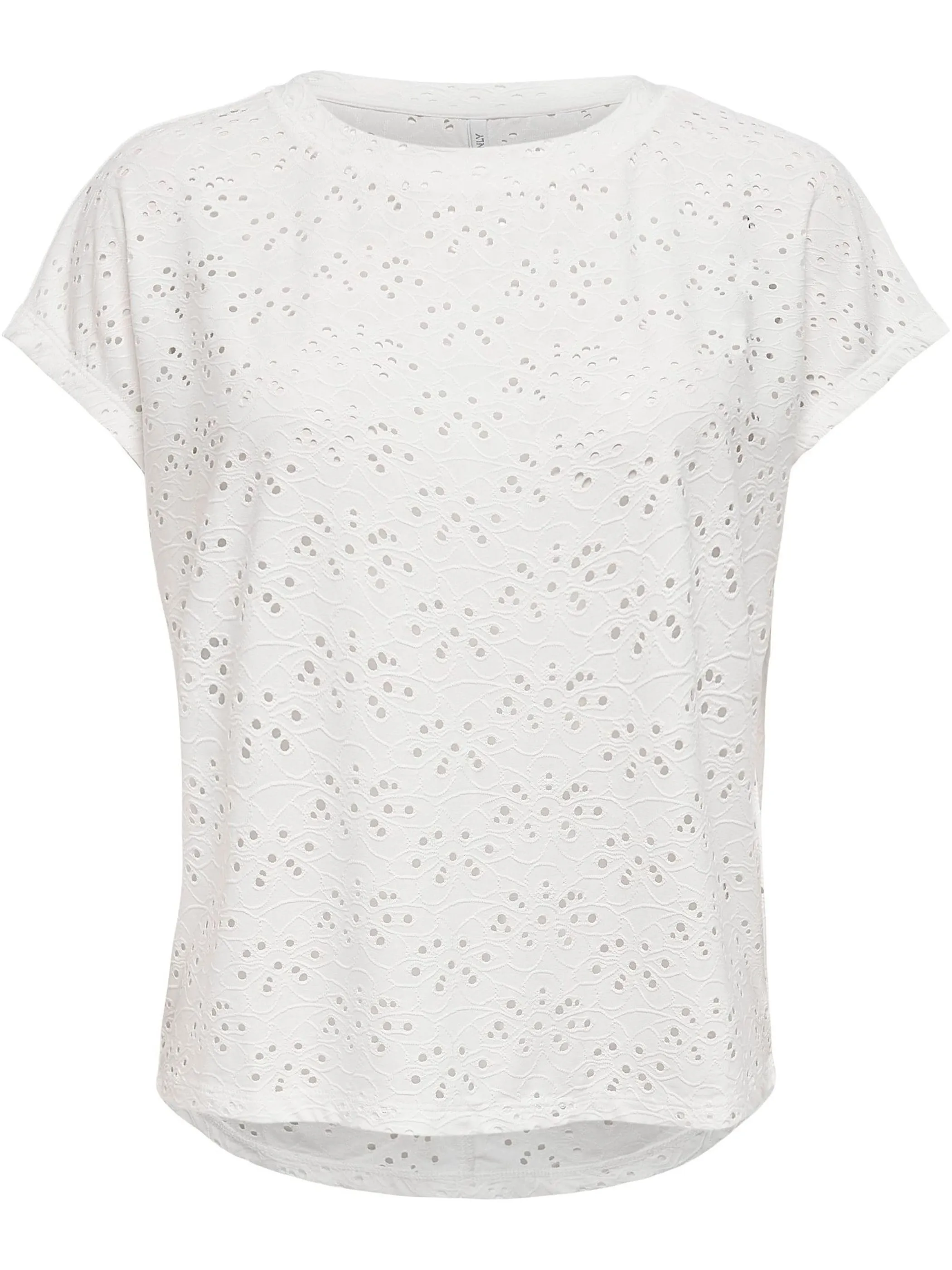Only 15231005 ONLSMILLA S/S TOP JRS Weiß 852666 177922 5
