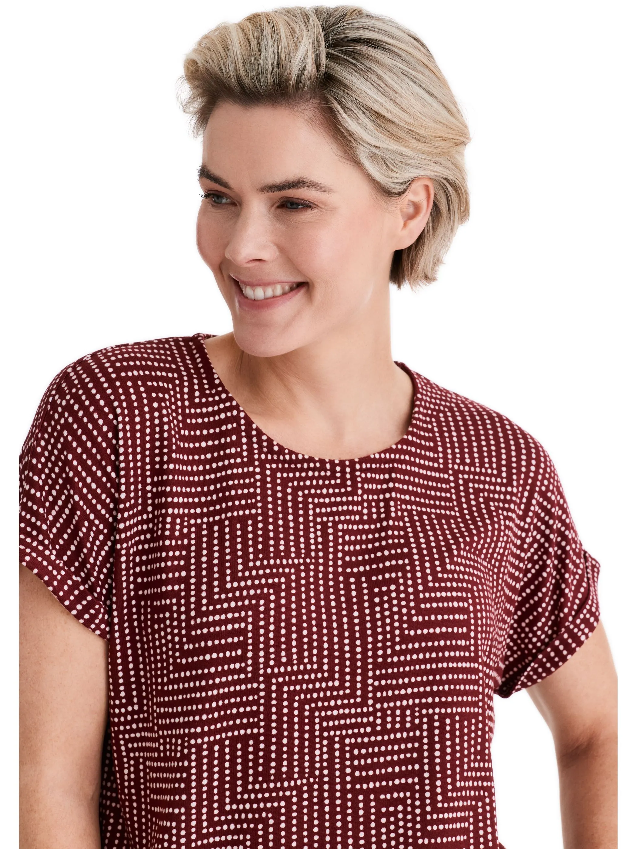 Stooker DOB 23160080009125 Da. T-Shirts / Rot 928313 9125 3