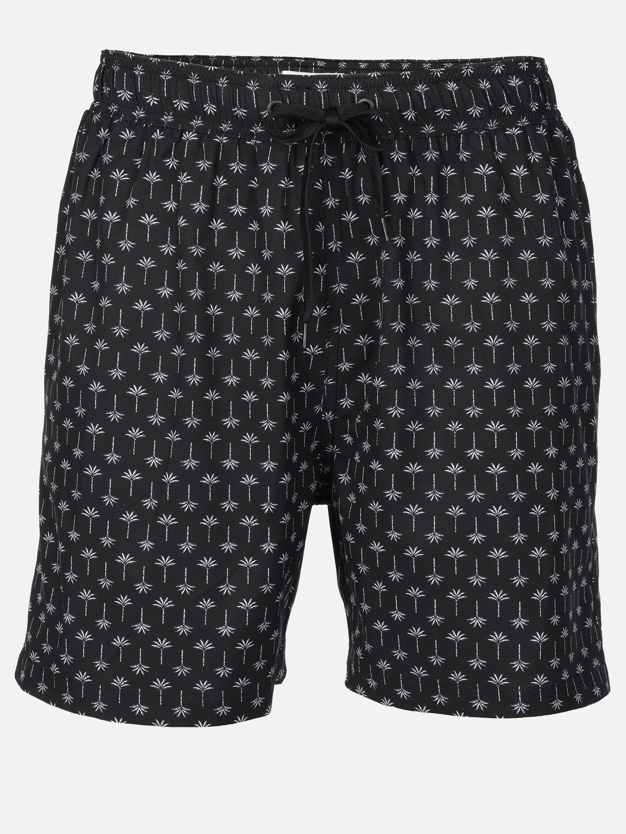 Grinario Sports He-Badeshorts Schwarz 923589 BL/WH/PA 1
