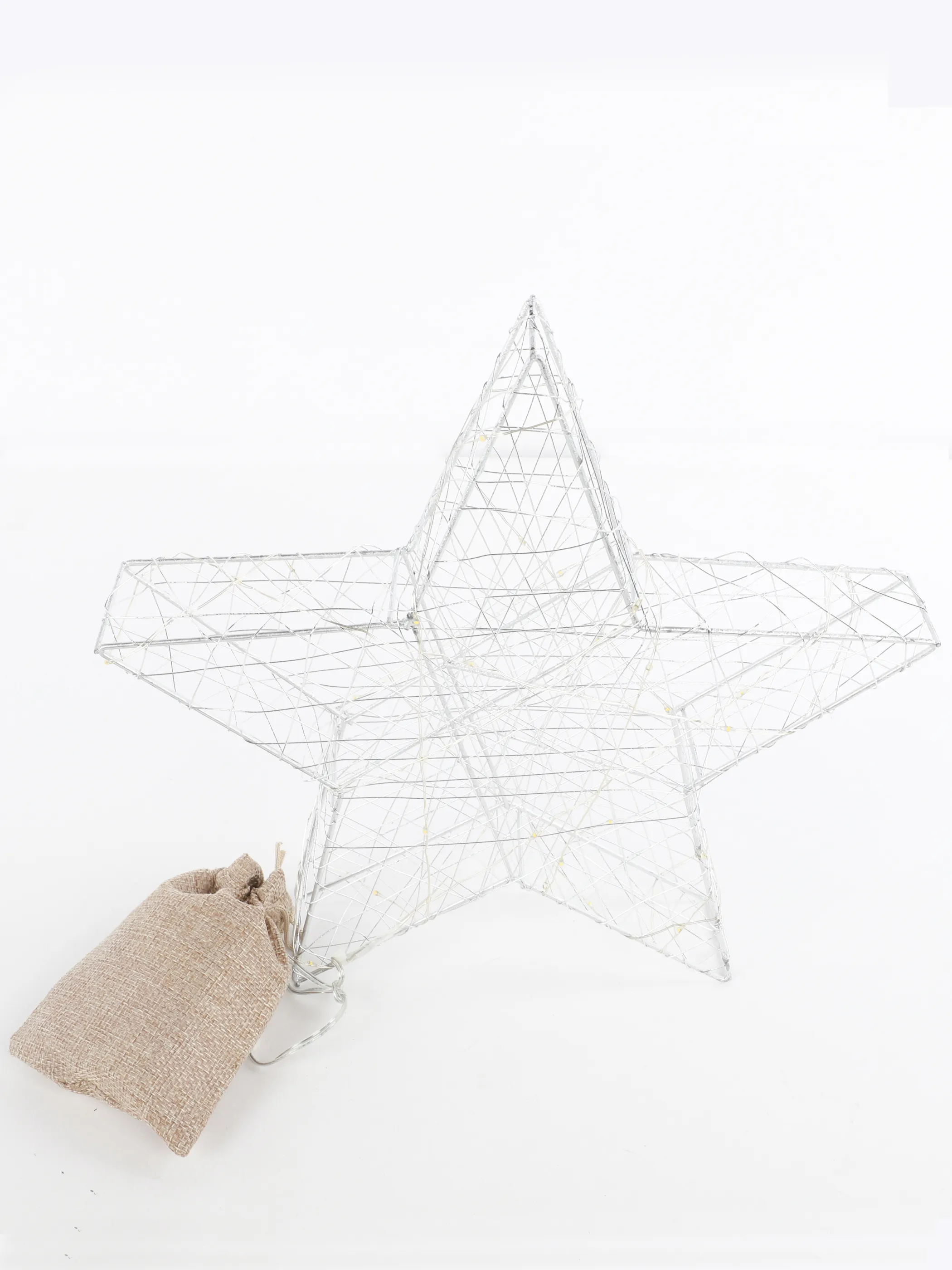 Weihnachten LED Stern Draht 30cm Weiß 901029 WEIß 1 Weihnachten LED Stern Draht 30cm Weiß 901029 WEIß 1