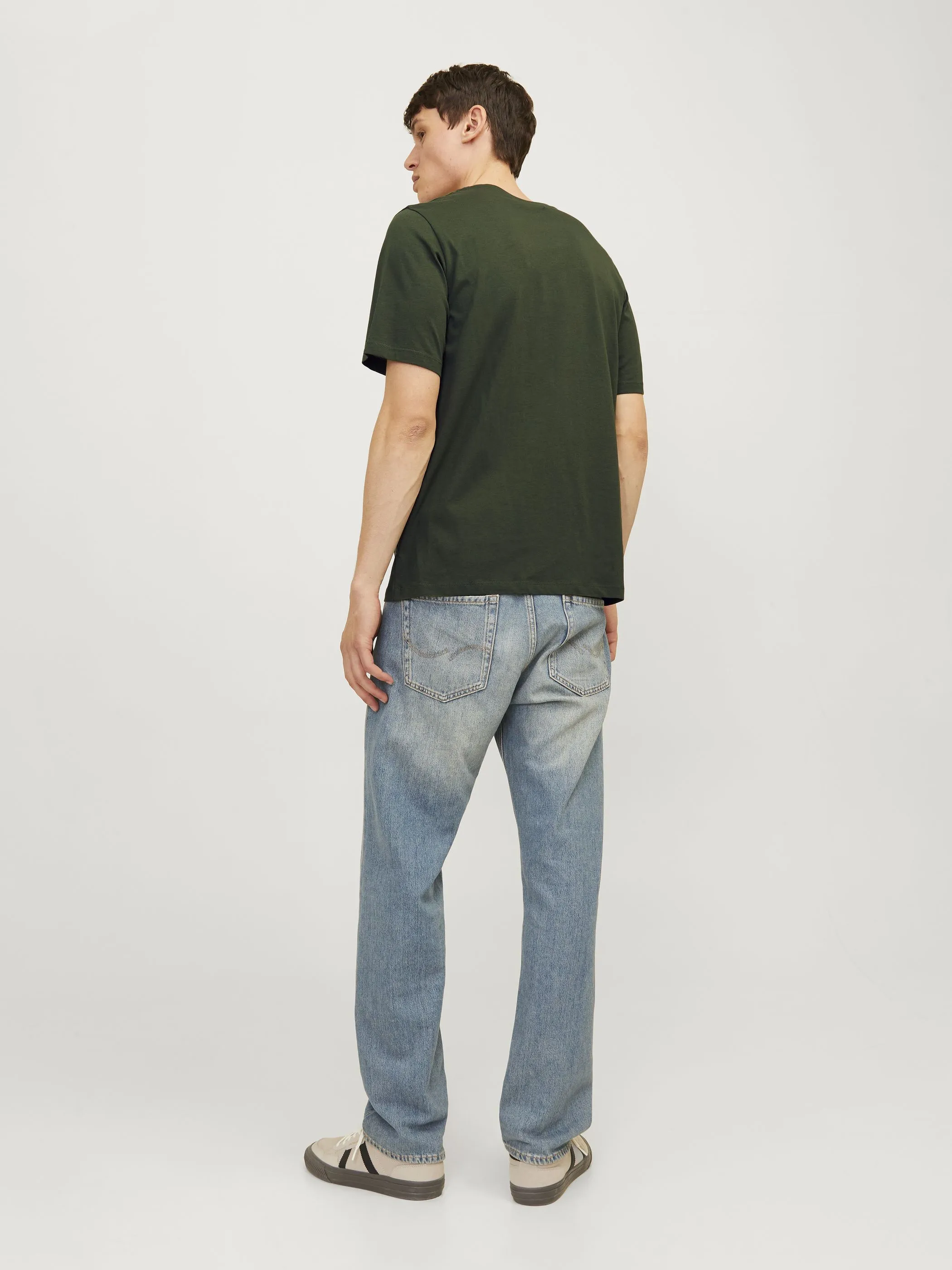 Jack Jones 12254862 JJELOGO TEE SS O-NECK Grün 895764 176344 2 Jack Jones 12254862 JJELOGO TEE SS O-NECK Grün 895764 176344 2