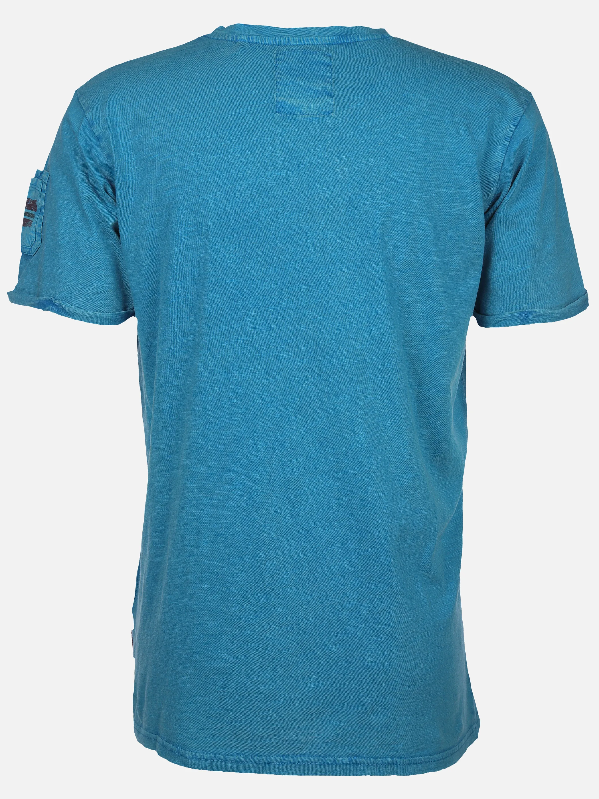 Southern Territory He. T-Shirt 1/2 Arm Logo oilwash Blau 905105 OCEAN 2