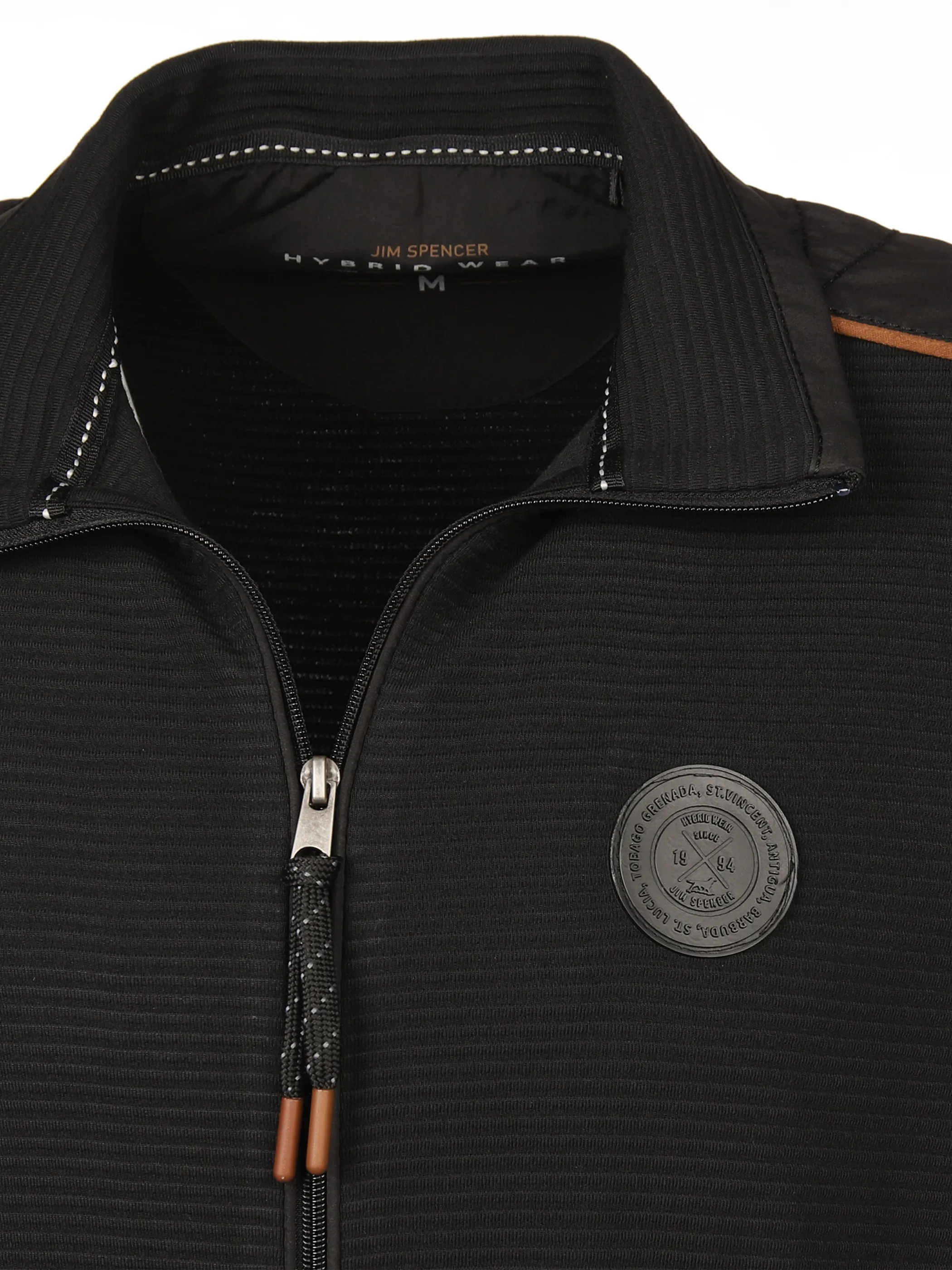 Jim Spencer He. Sweatjacke RV ottoman Schwarz 876042 BLACK 4