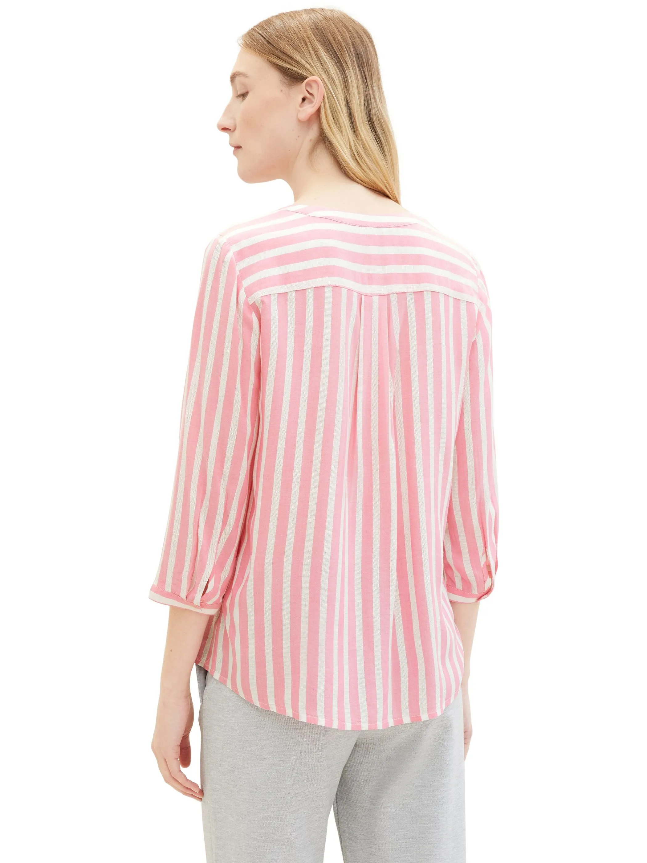 Tom Tailor 1016190 blouse striped Pink 849385 35245 2
