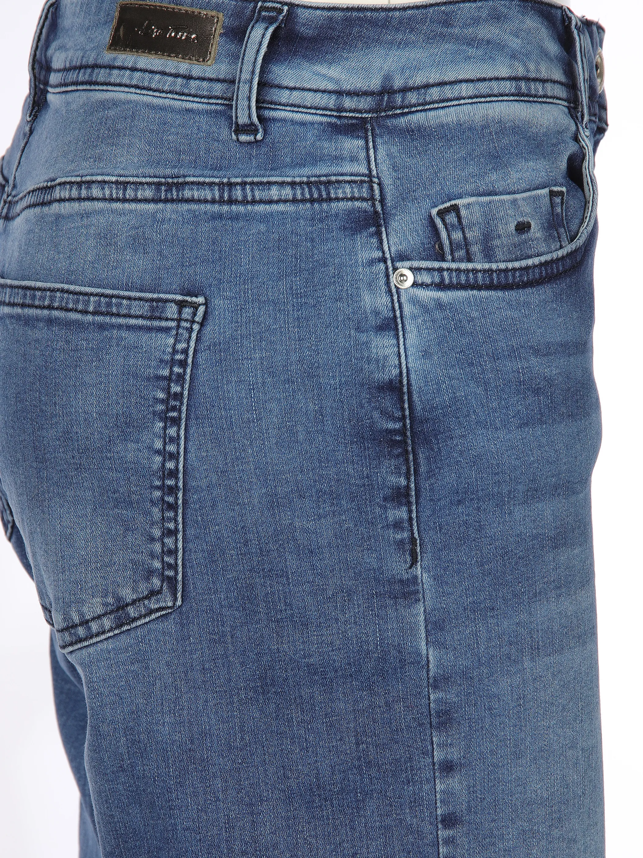 Lisa Tossa Da-Jeans mit weitem Bein Blau 908101 MID BLUE 4 Lisa Tossa Da-Jeans mit weitem Bein Blau 908101 MID BLUE 4
