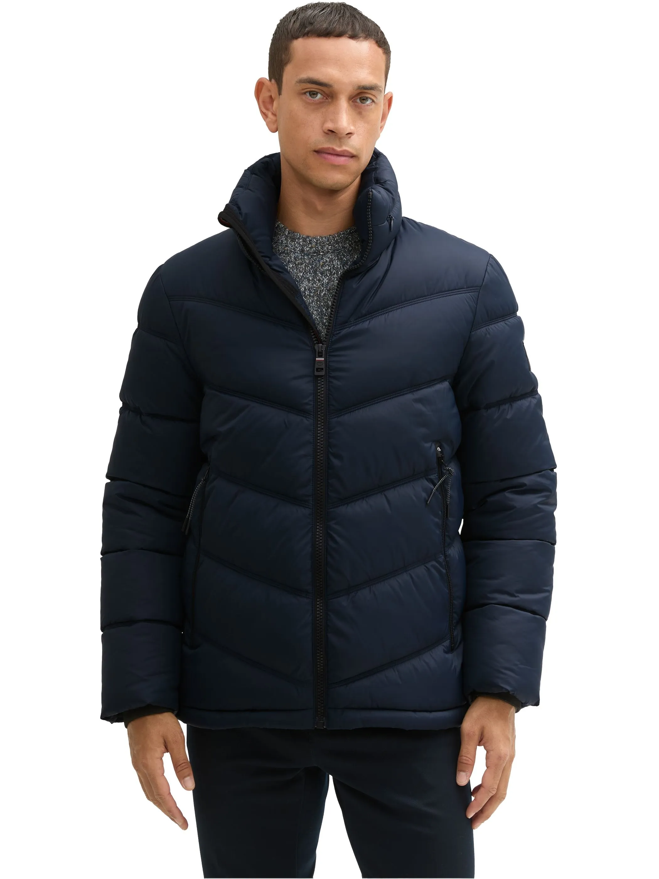 Tom Tailor 1042207 sporty puffer jacket Blau 898850 10668 5