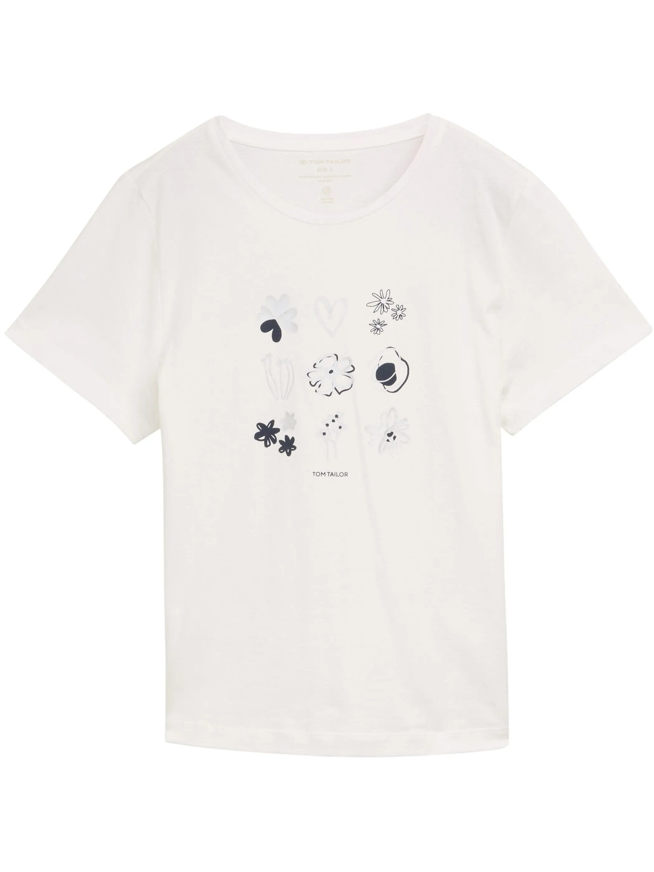 Tom Tailor 1045534 NOS T-shirt basic crew neck Weiß 905964 10320 1 Tom Tailor 1045534 NOS T-shirt basic crew neck Weiß 905964 10320 1