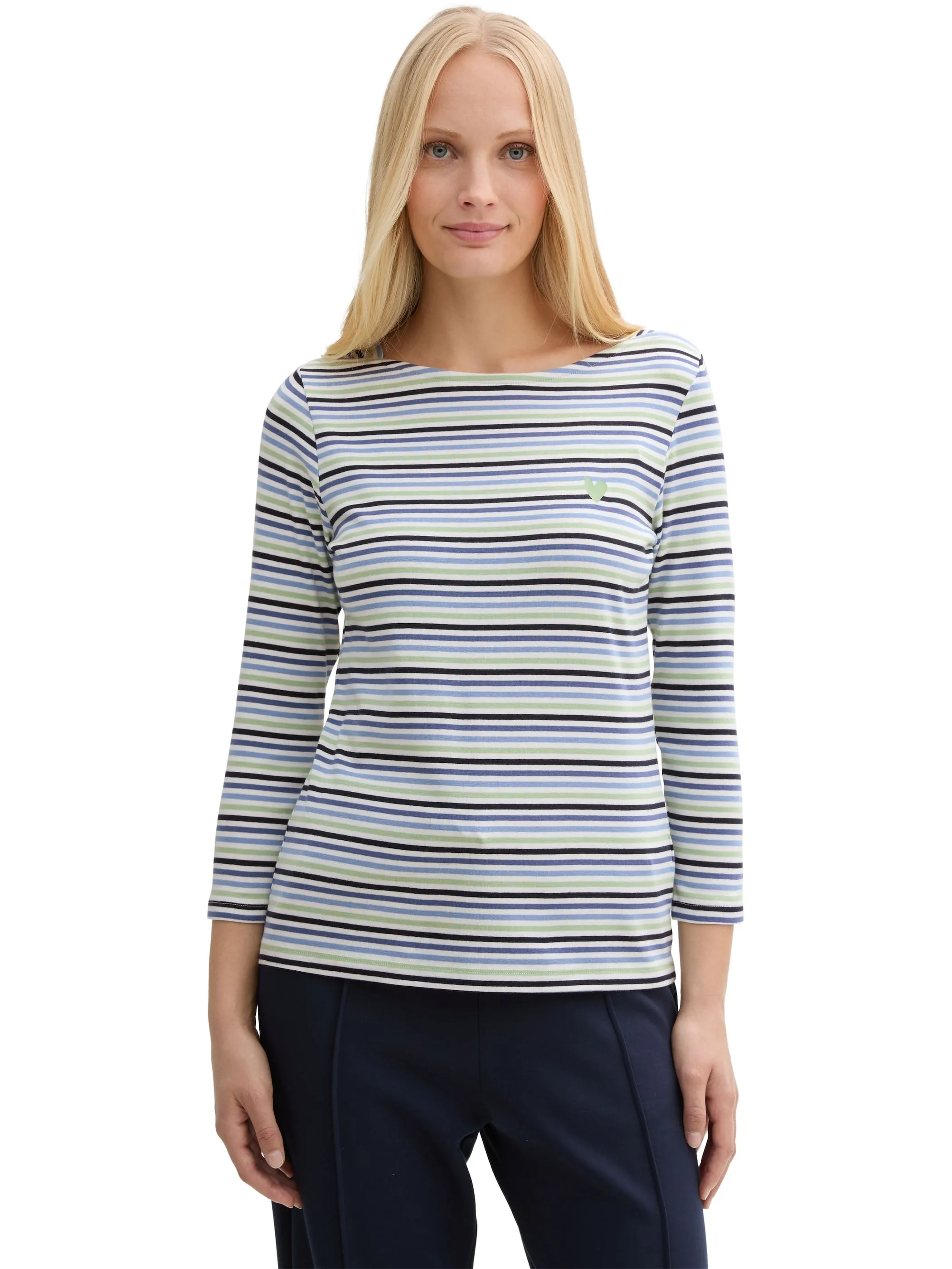 Tom Tailor 1045535 NOS T-shirt striped longsleeve Blau 905958 37371 5