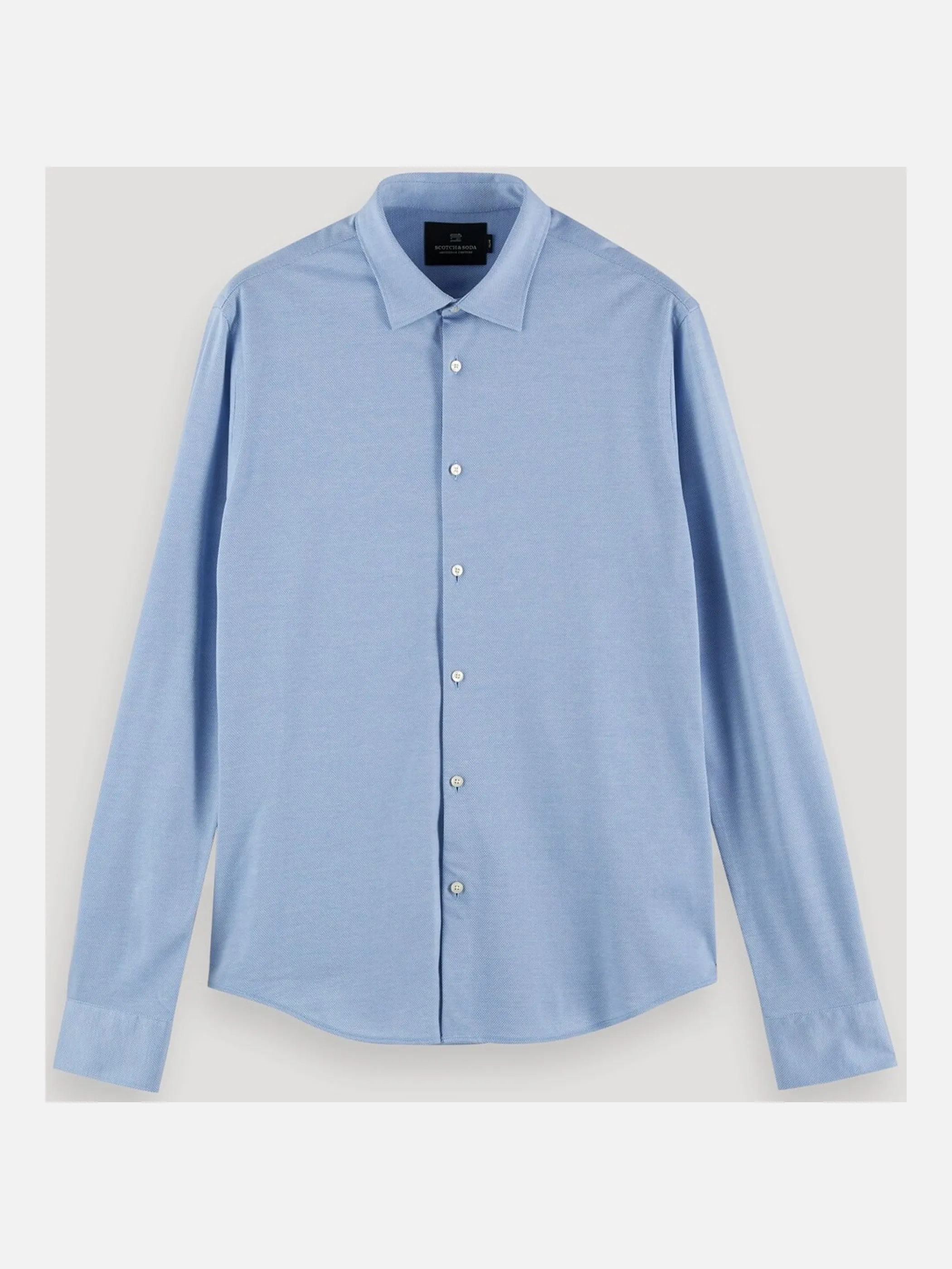 Scotch & Soda 160777 YF-He-Hemd Blau 848824 0218 1