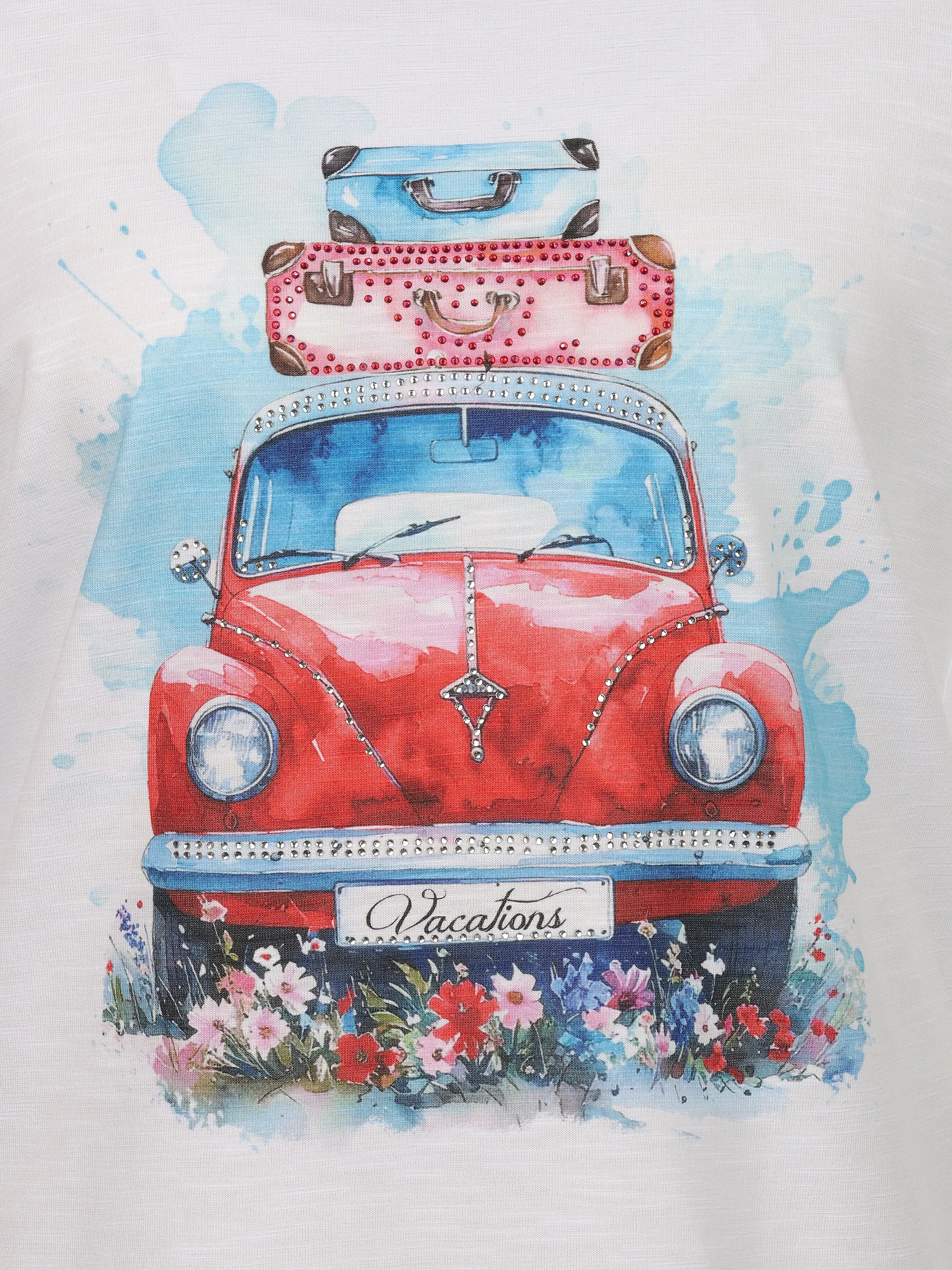 Sure Da-T-Shirt m. Motivprint Weiß 926203 VW 3