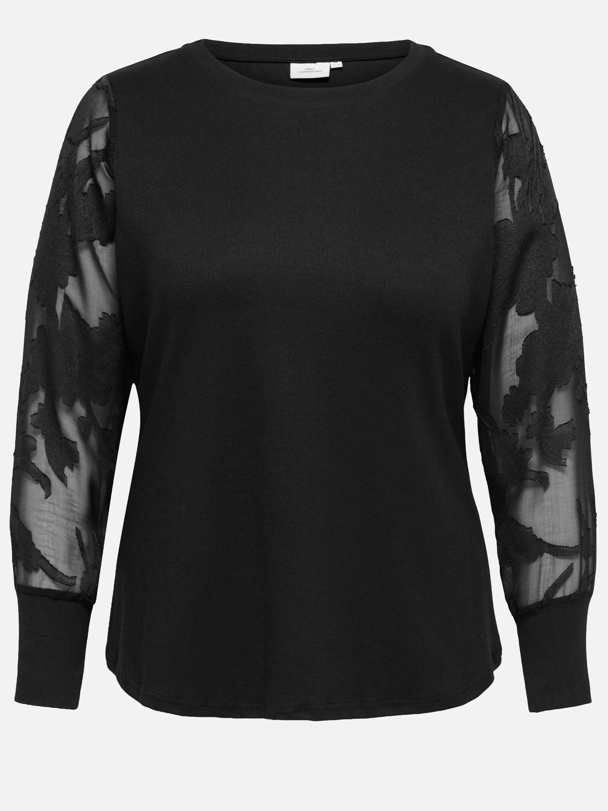 Only Carmakoma 15387511 CARAMILLA L/S O-NECK Schwarz 933786 177911001 3