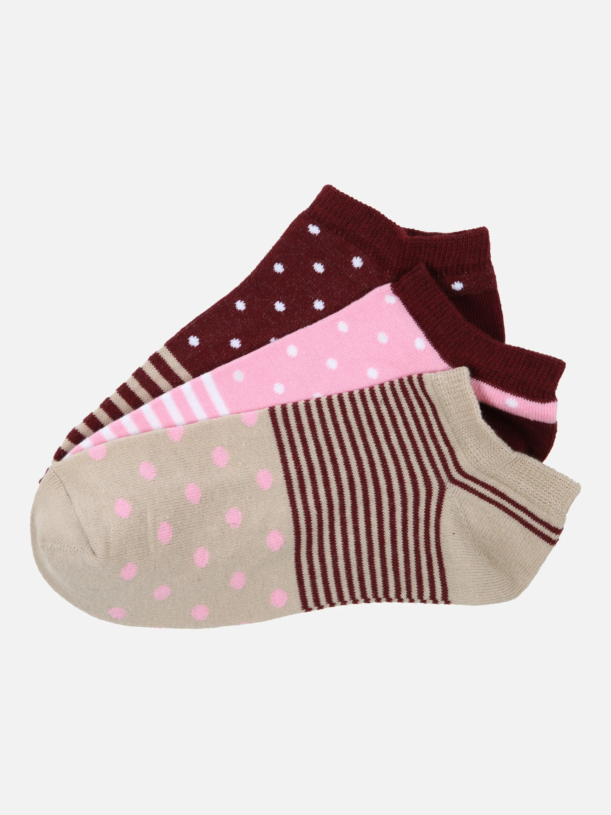 Sure Da-Sneakersocken 3er Pack Weiß 853461 BUNT 1