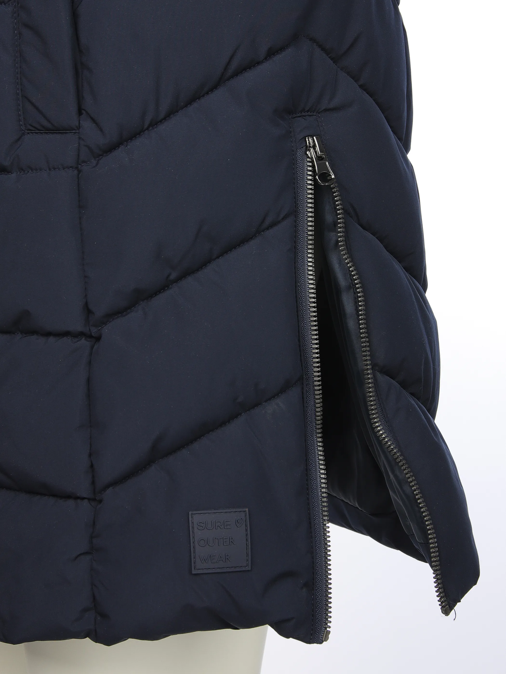 Sure Da-Steppweste lang Marine 912530 NAVY 3