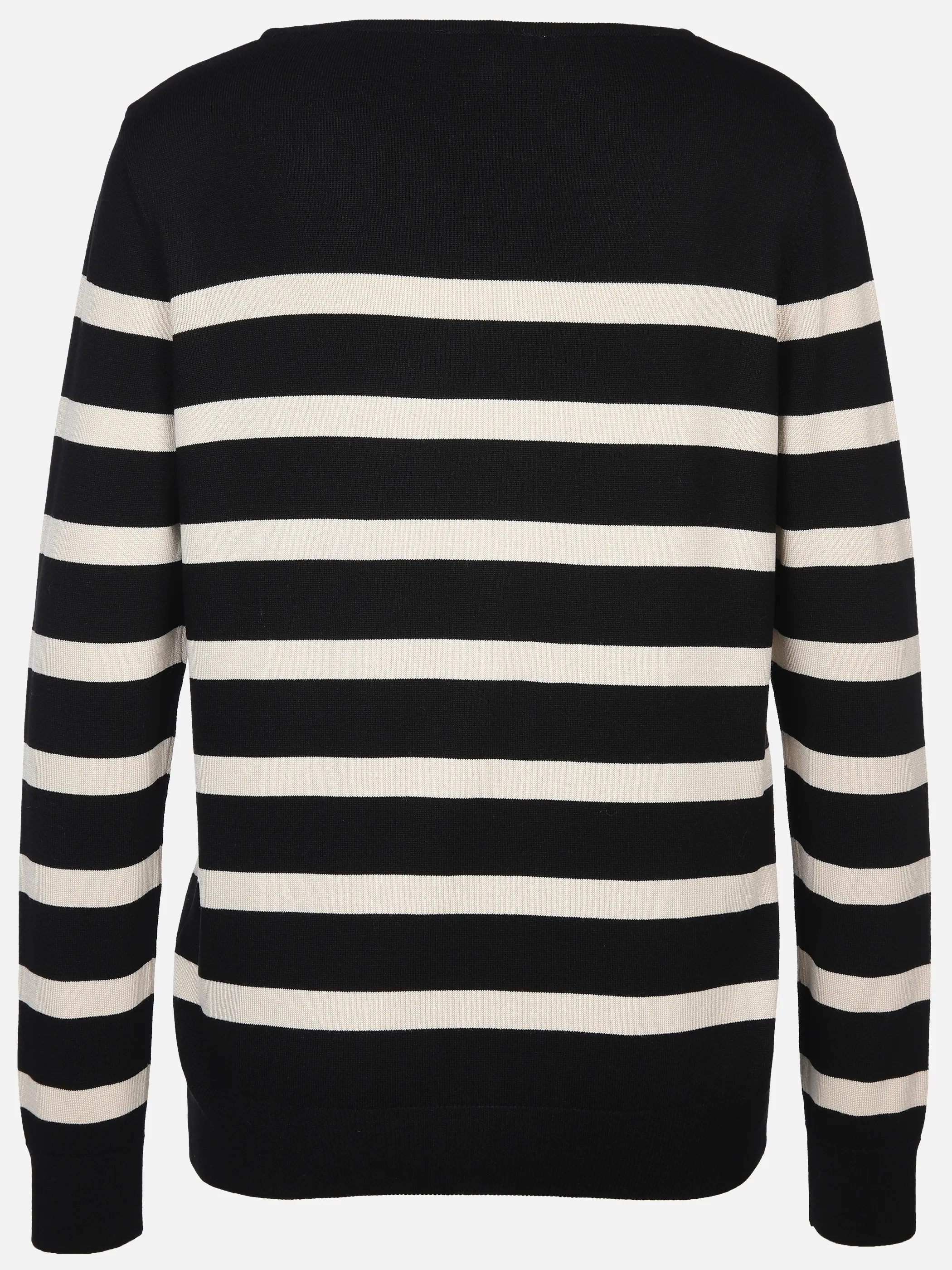 Lisa Tossa Da-Pullover m. Streifen Schwarz 905463 SCHWARZ 2