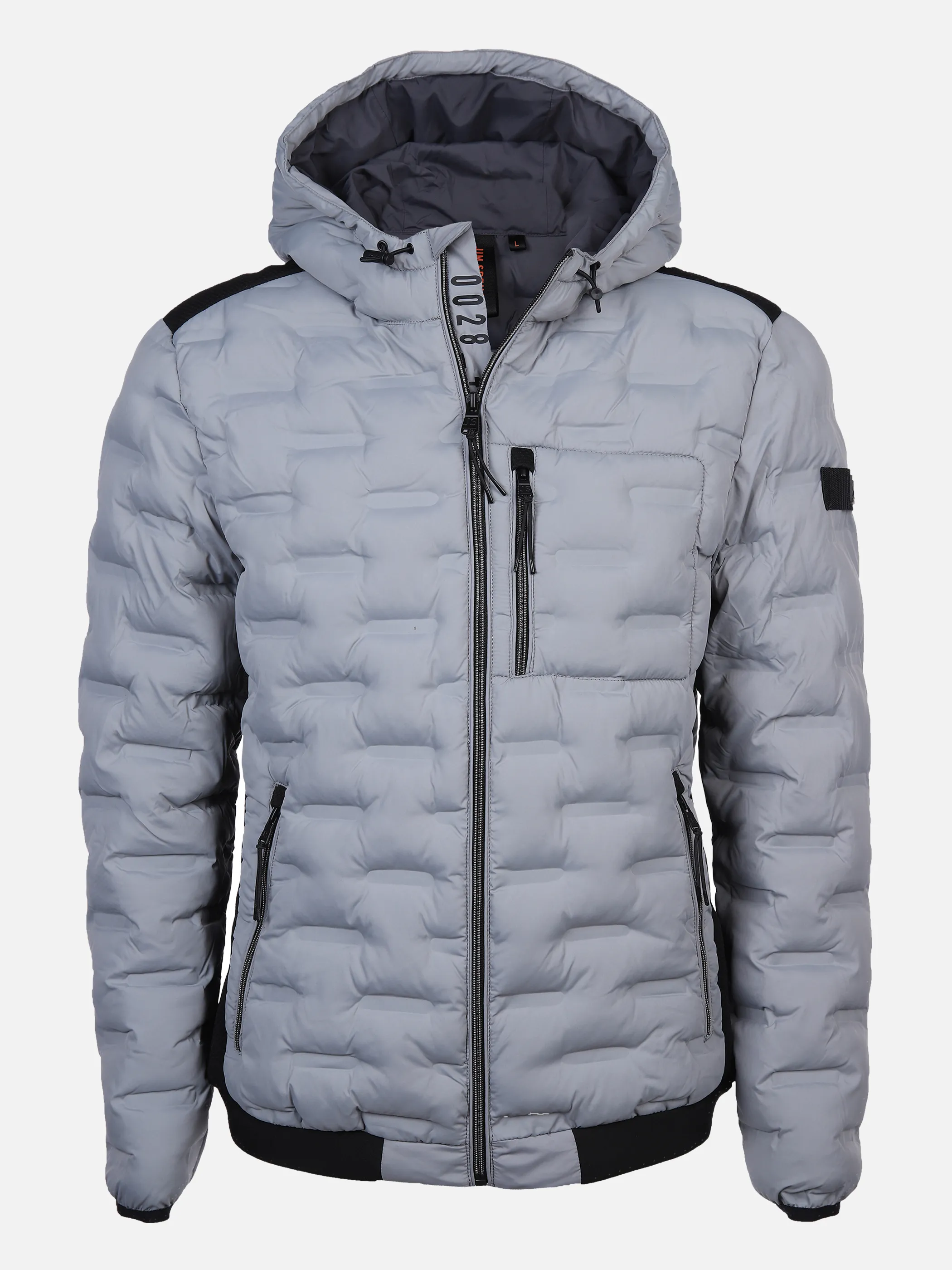 Jim Spencer He. Steppblouson taped hybrid Grau 865686 SILVER 1 Jim Spencer He. Steppblouson taped hybrid Grau 865686 SILVER 1